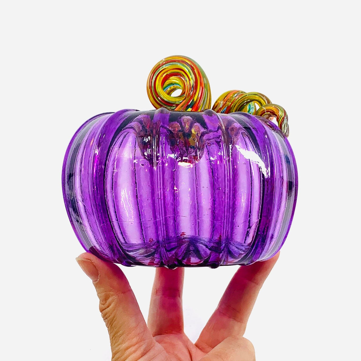 Daily Pumpkin 2380 Oops Squat Gabby Luke Adams Glass Blowing Studio 