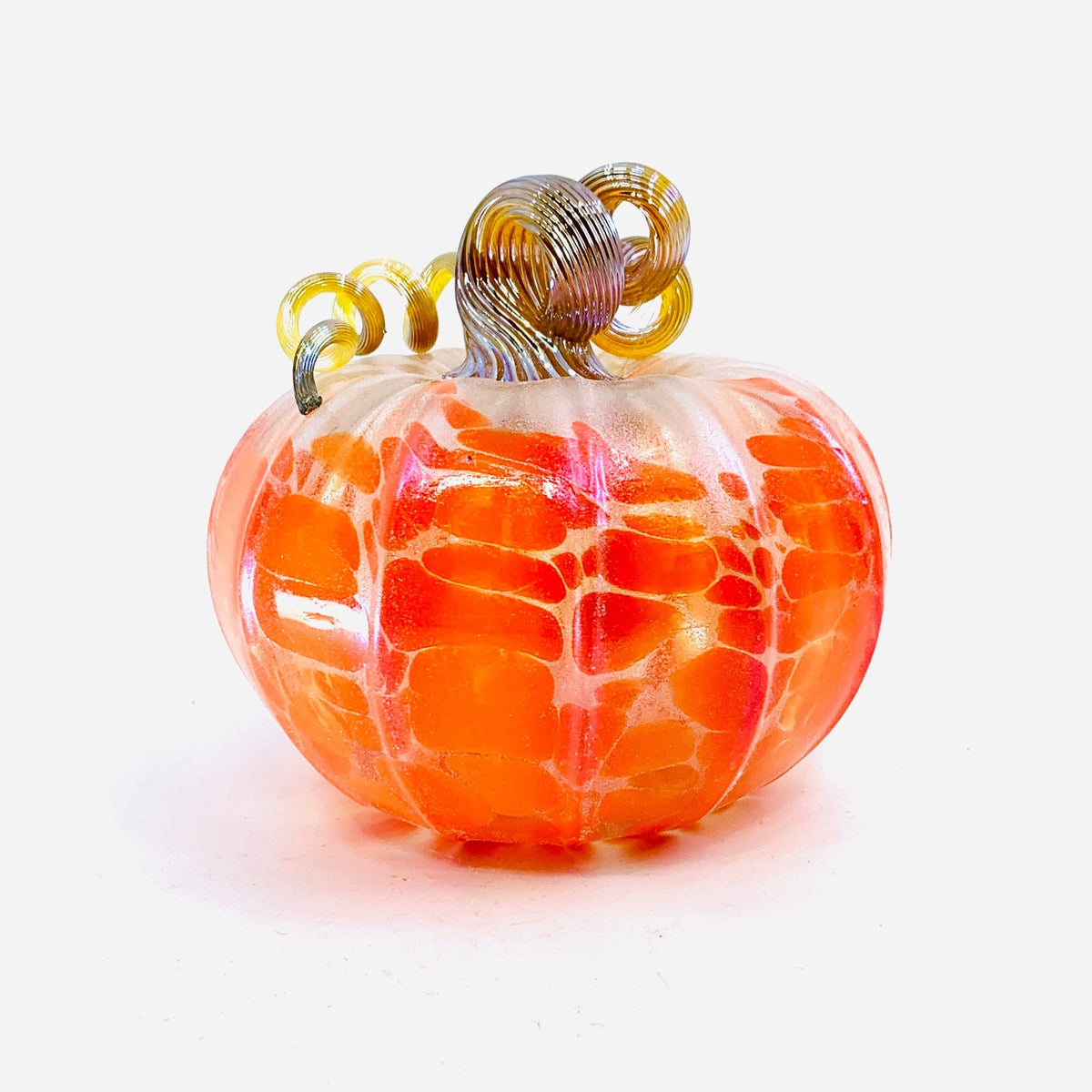 Daily Glow Pumpkin 334 Fall Squat Daily Pumpkin Luke Adams Glass Blowing Studio 
