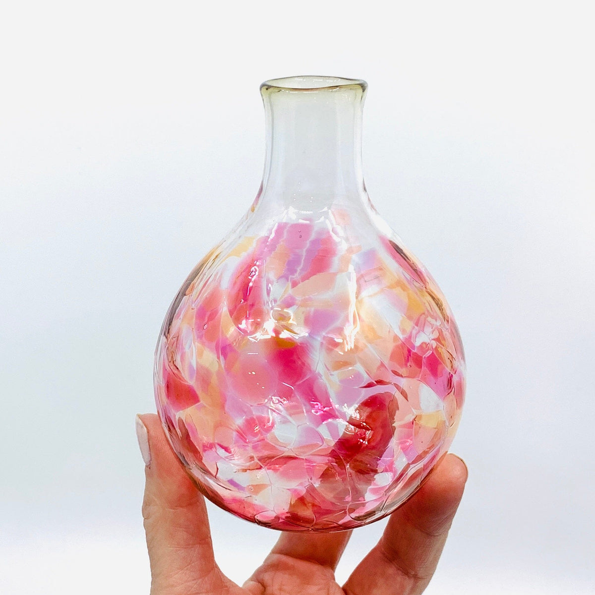 Daily Pumpkin 3800 Small Vase Gabby Luke Adams Glass Blowing Studio 