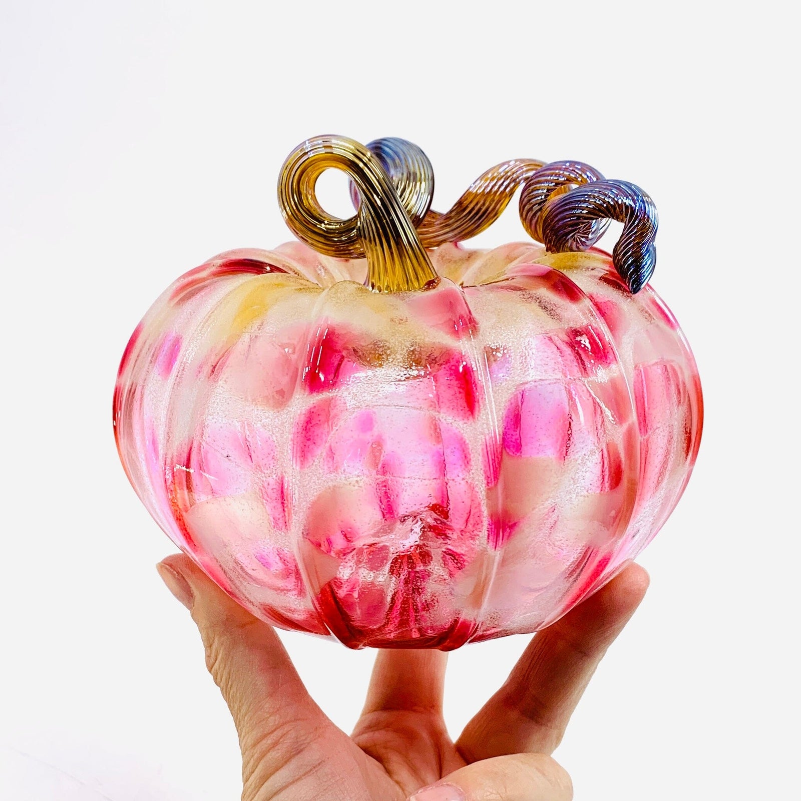 Daily Glow Pumpkin 1231 Squat Daily Pumpkin Luke Adams Glass Blowing Studio 