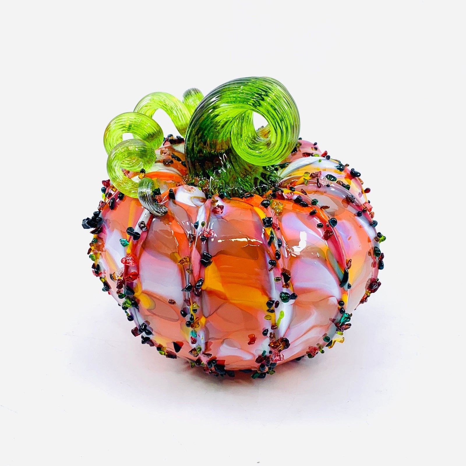 Daily Pumpkin 3772 Squat Gabby Luke Adams Glass Blowing Studio 