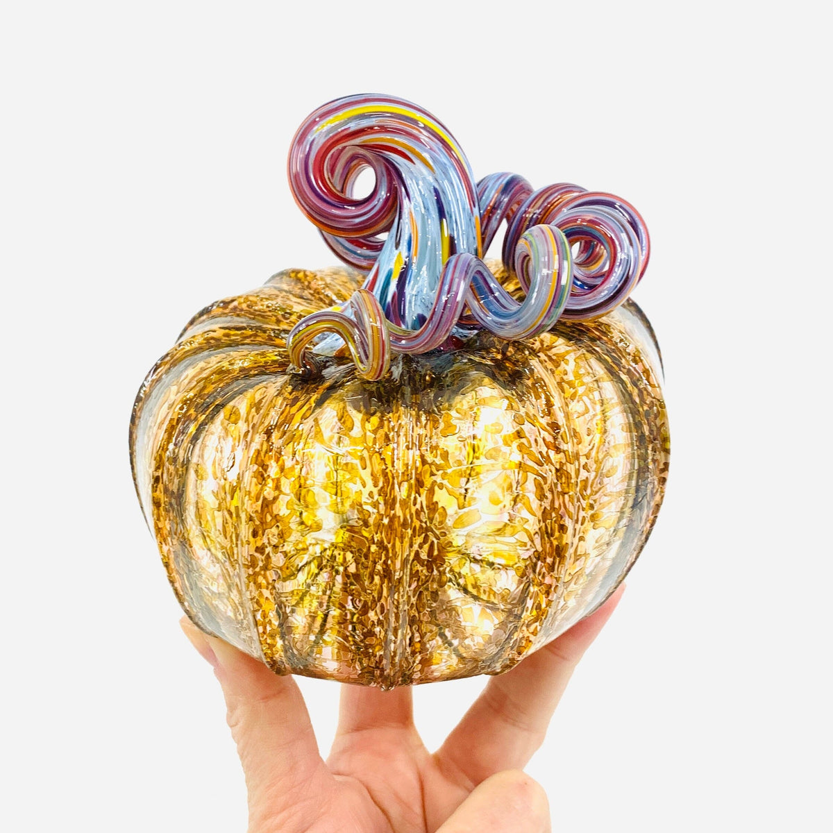 Daily Pumpkin 3192 Squat Gabby Luke Adams Glass Blowing Studio 