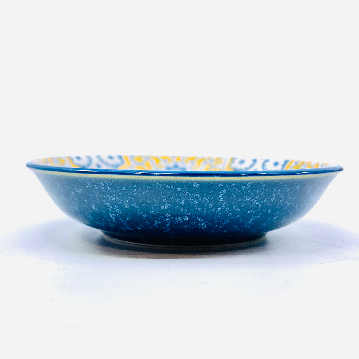 Patterned Porcelain Dipping Bowl 2, Yellow