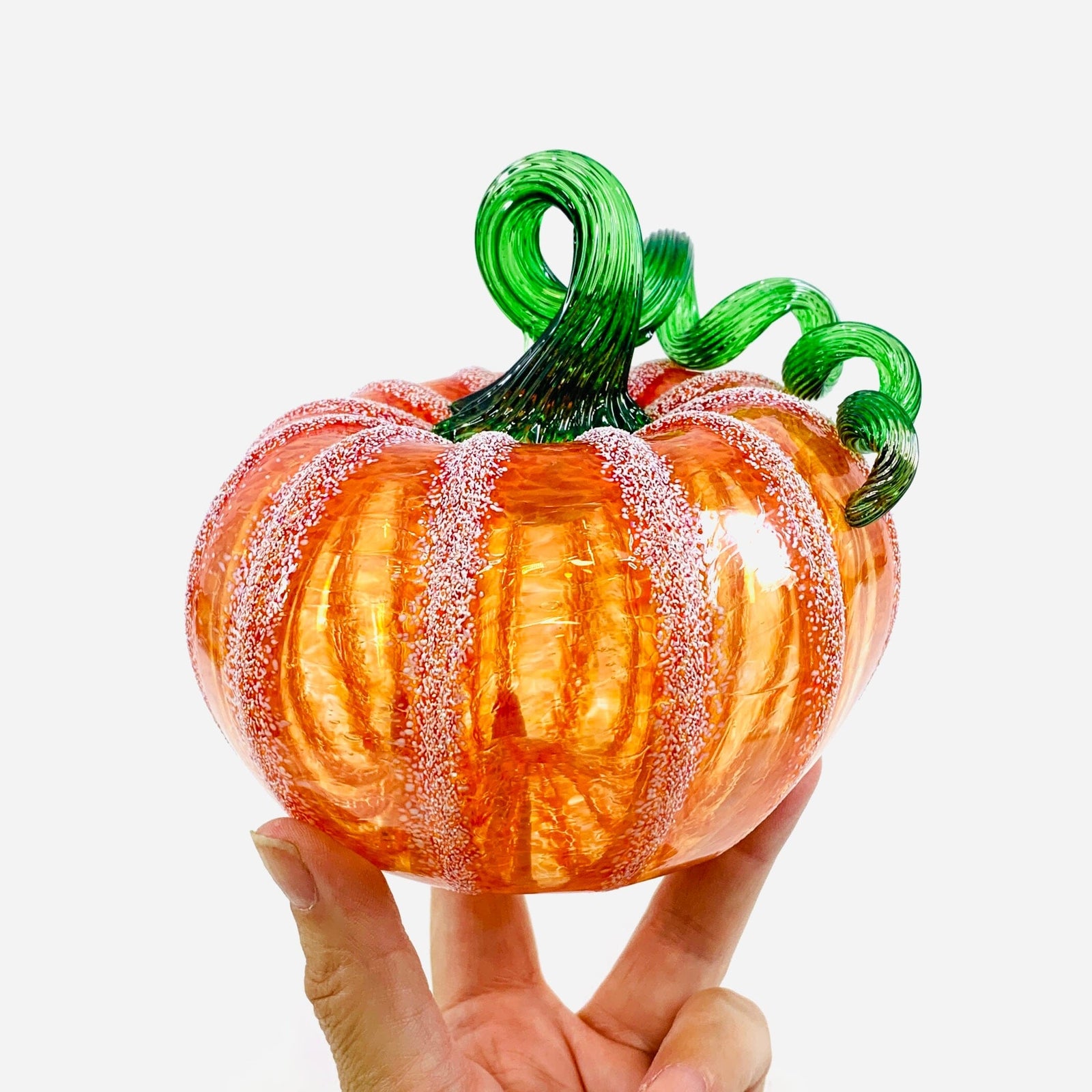 Daily Pumpkin 2745 Squat Gabby Luke Adams Glass Blowing Studio 