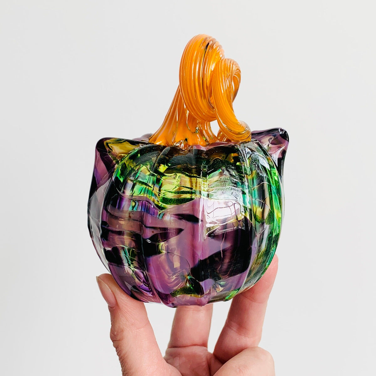 Daily Catkin 1314 Daily Pumpkin Luke Adams Glass Blowing Studio 