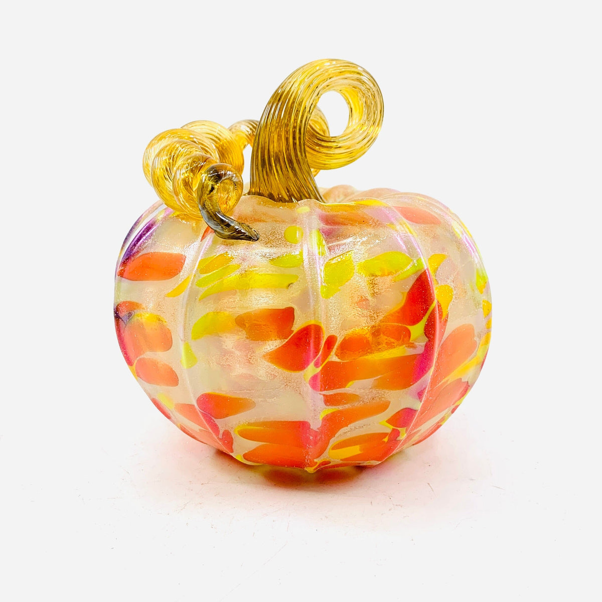 Daily Glow Pumpkin 231 Fall Squat Daily Pumpkin Luke Adams Glass Blowing Studio 