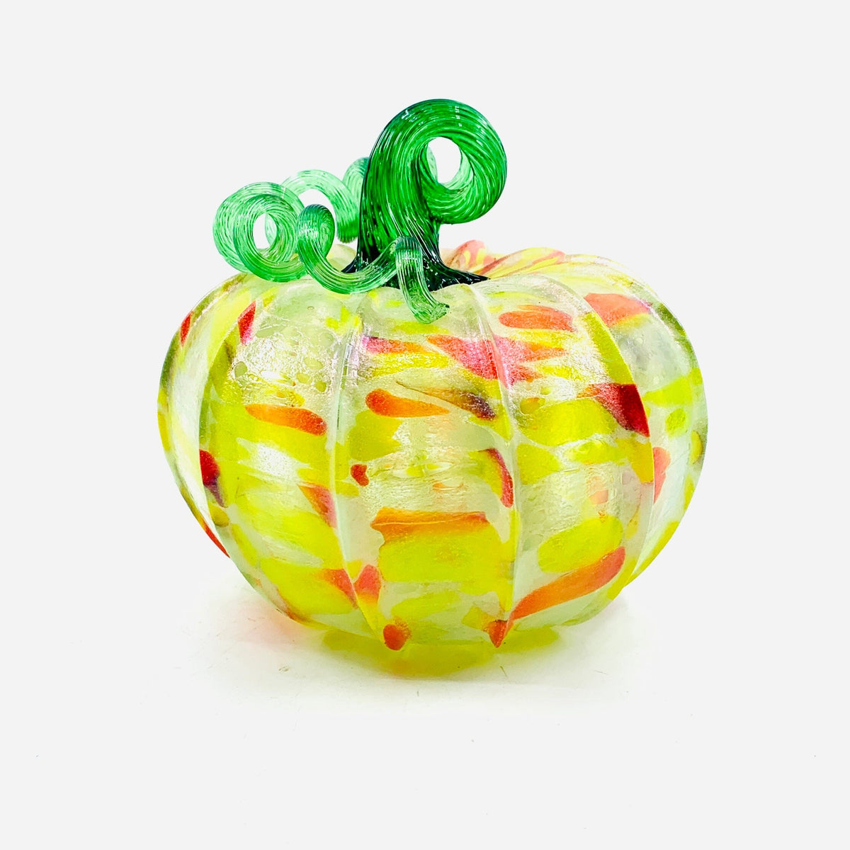 Daily Glow Pumpkin 3803 Fall Squat Gabby Luke Adams Glass Blowing Studio 