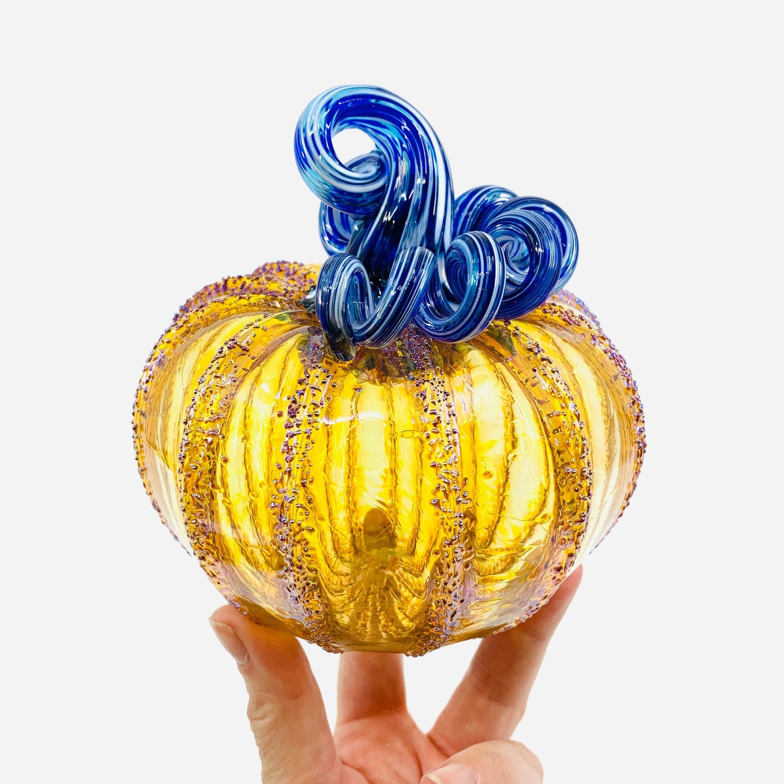 Daily Pumpkin 1014 Squat Gabby Luke Adams Glass Blowing Studio 