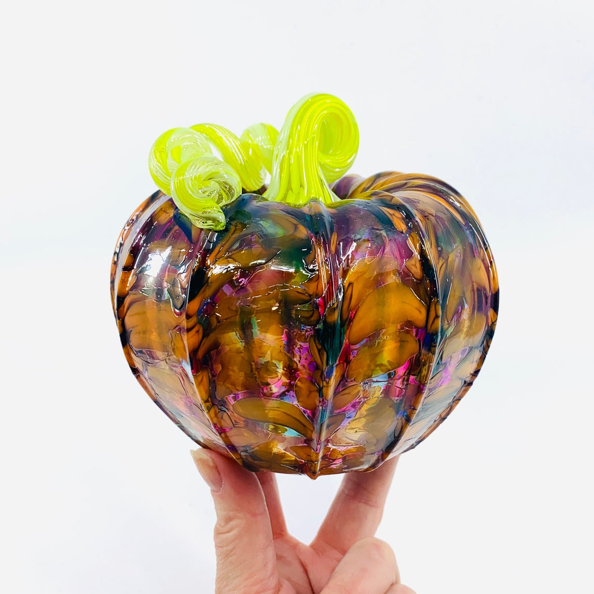 Daily Pumpkin 3555 Squat Gabby Luke Adams Glass Blowing Studio 