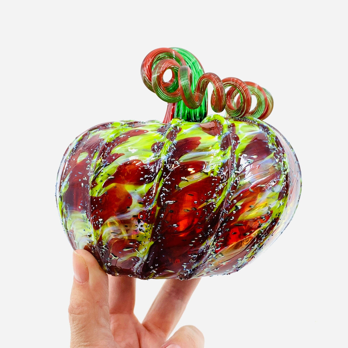 Daily Pumpkin 1252 Oops Squat Daily Pumpkin Luke Adams Glass Blowing Studio 