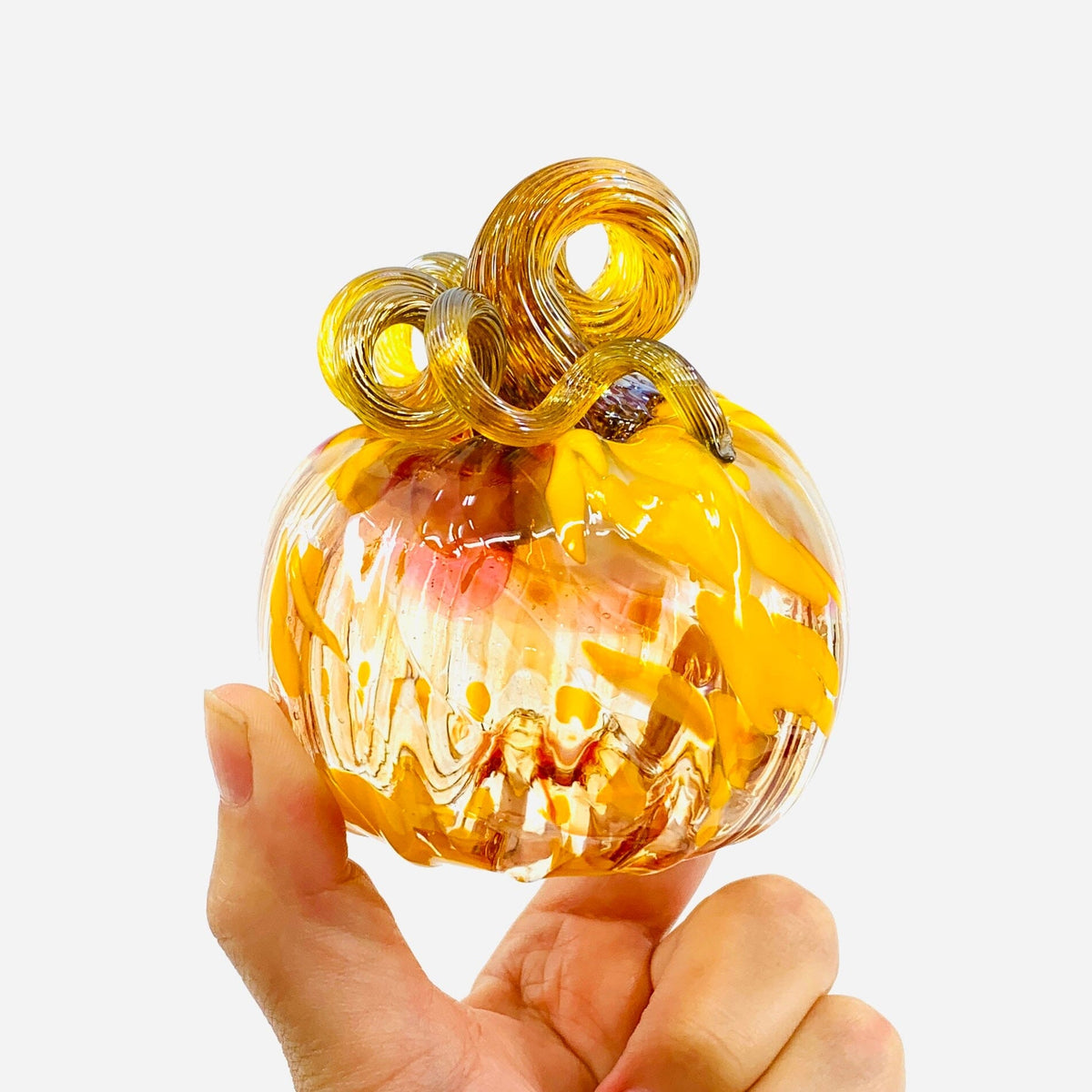 Daily Pumpkin 2862 Mini Gabby Luke Adams Glass Blowing Studio 