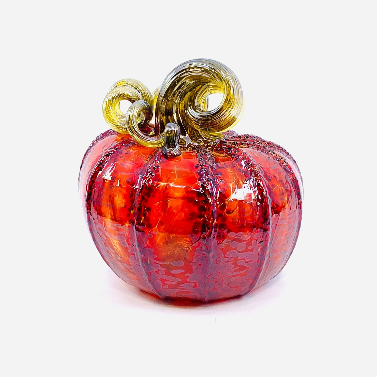 Daily Pumpkin 3097 Fall Squat Gabby Luke Adams Glass Blowing Studio 