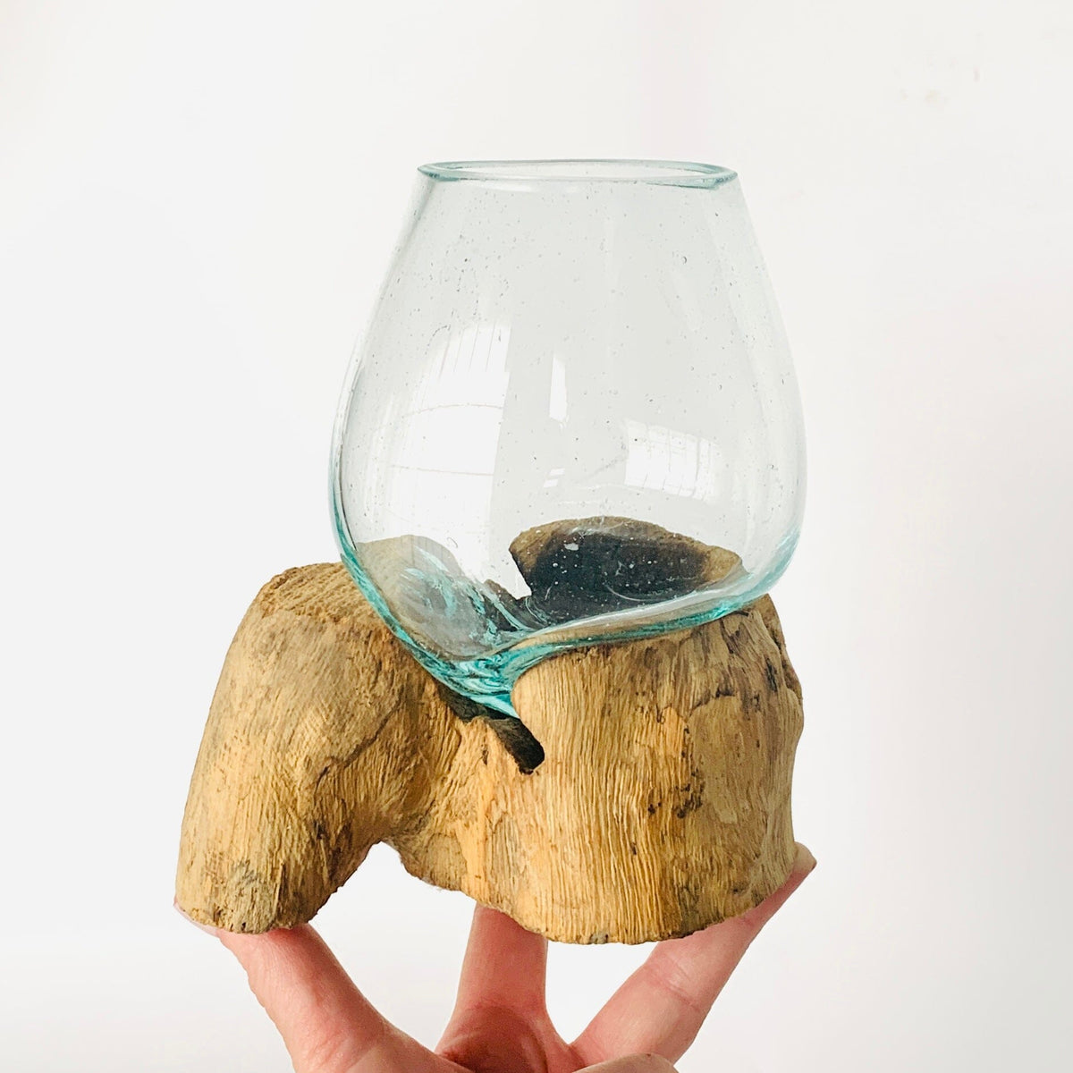 Small Driftwood Bubble Vase Decor Chesapeake Bay 
