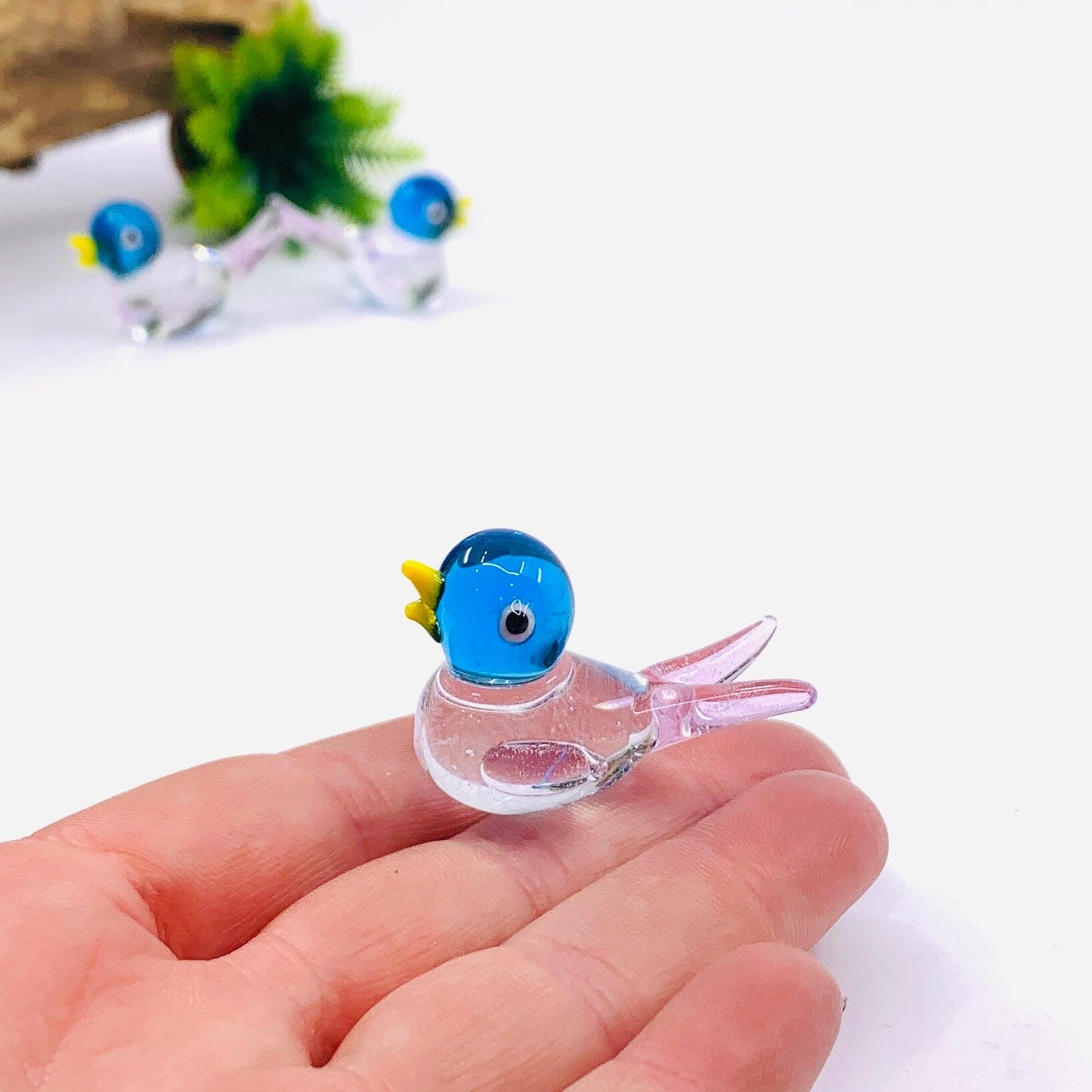 Pink and Blue Duck 277 Miniature Alex 