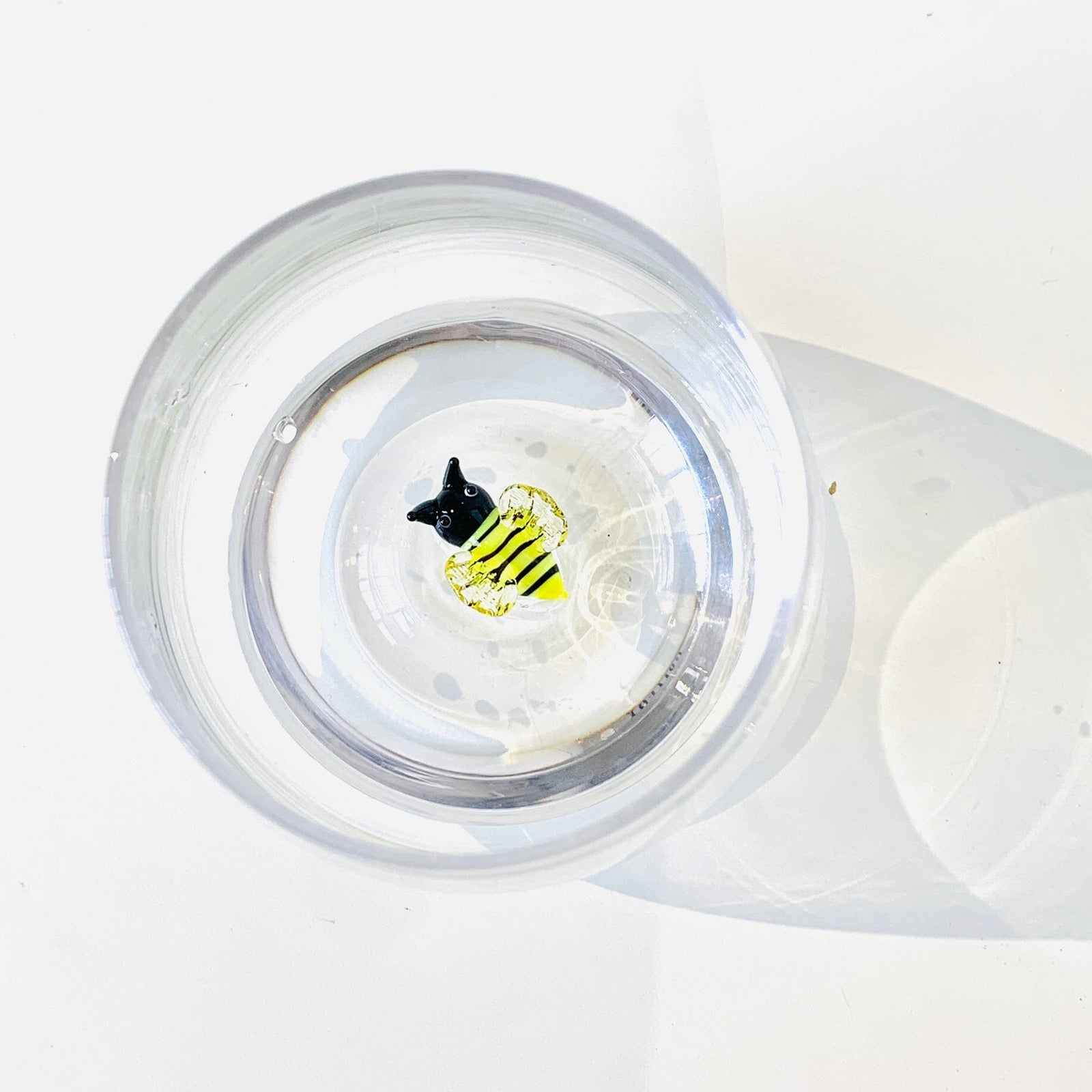 Tiny Animal Large Pour Wine Glass, Bumble Bee Decor Creative Co-Op 