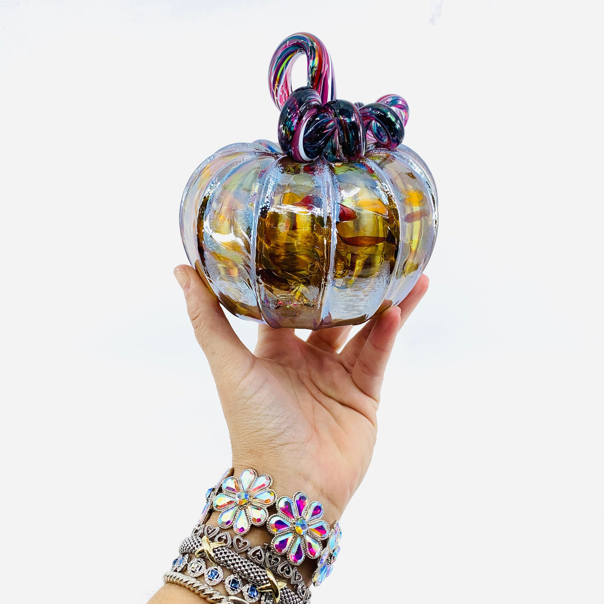 Daily Pumpkin 2877 Gift Me Squat Gabby Luke Adams Glass Blowing Studio 