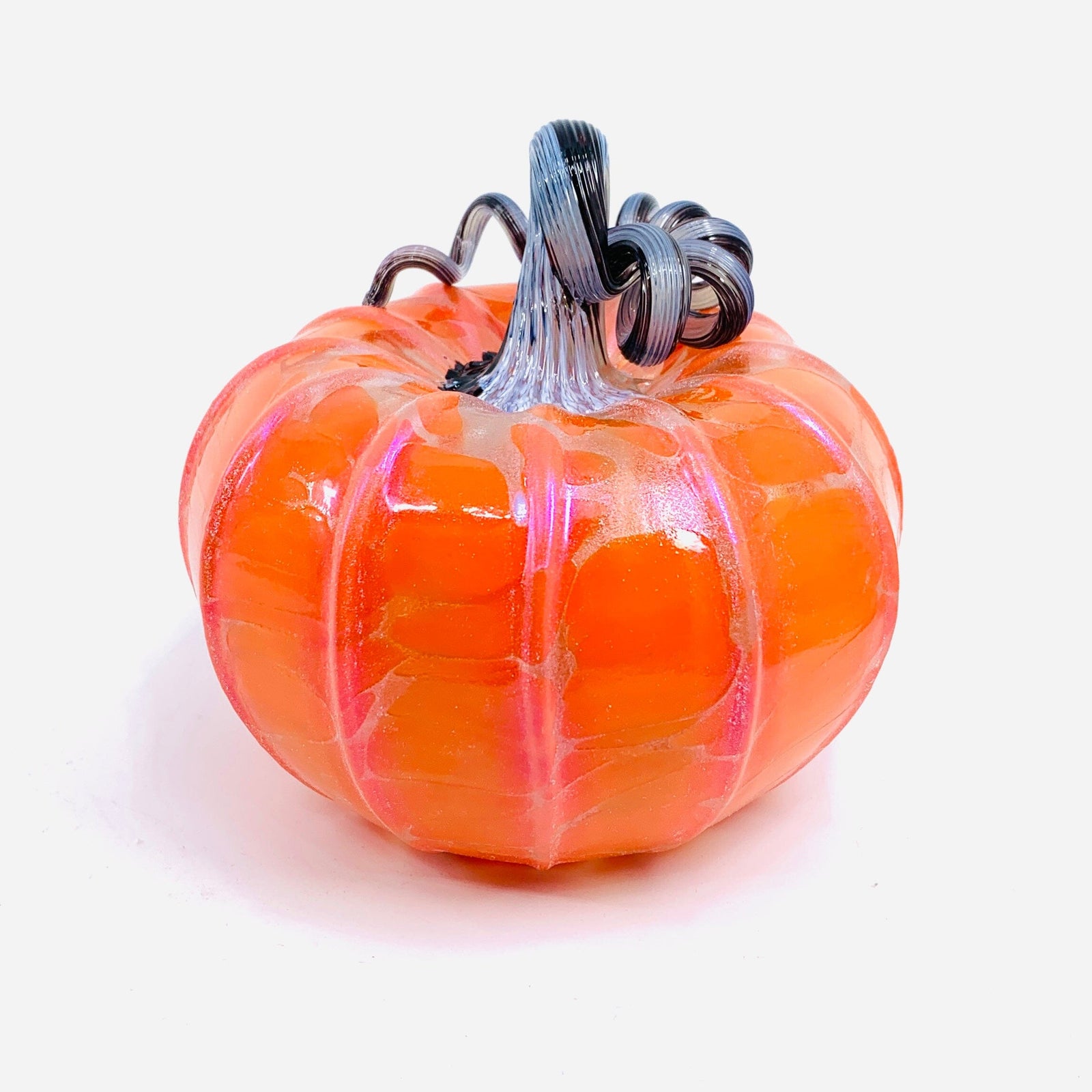 Daily Glow Pumpkin 262 Fall Squat Daily Pumpkin Luke Adams Glass Blowing Studio 