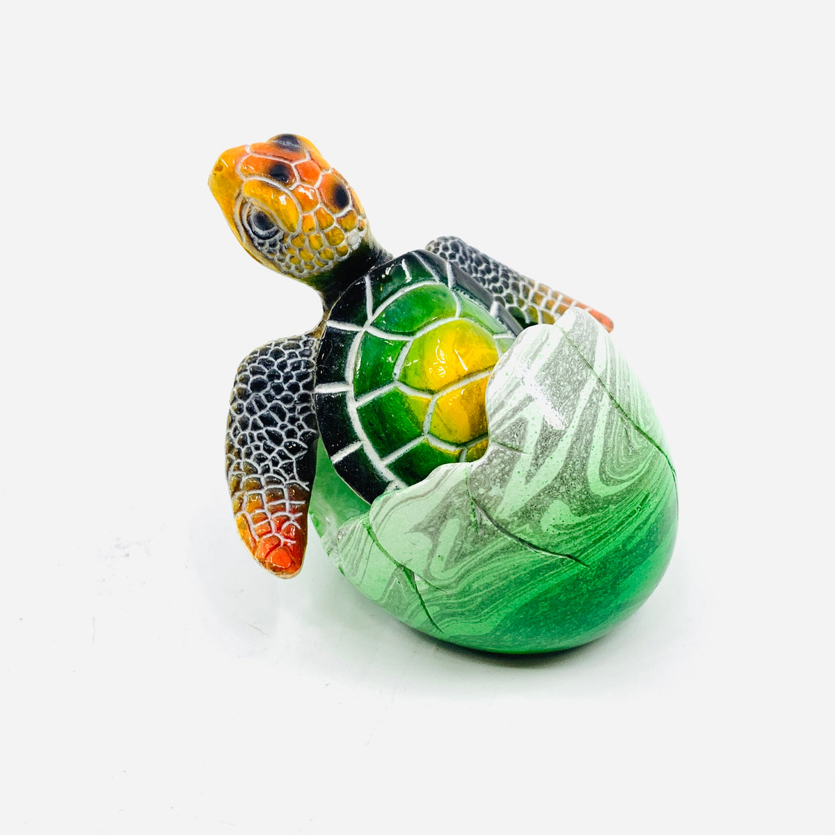 Blue Hatchling Bobble-Head Décor