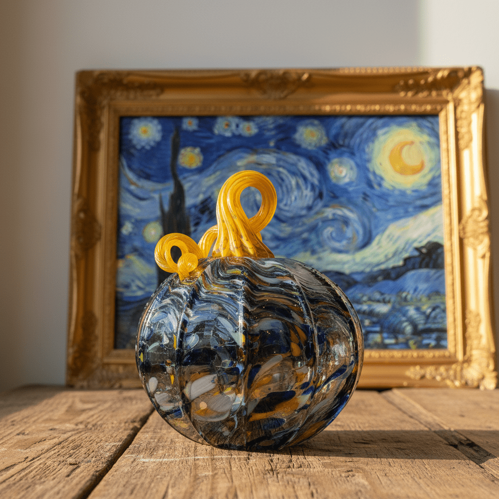 Daily Pumpkin 3072 Large Gabby Luke Adams Glass Blowing Studio 