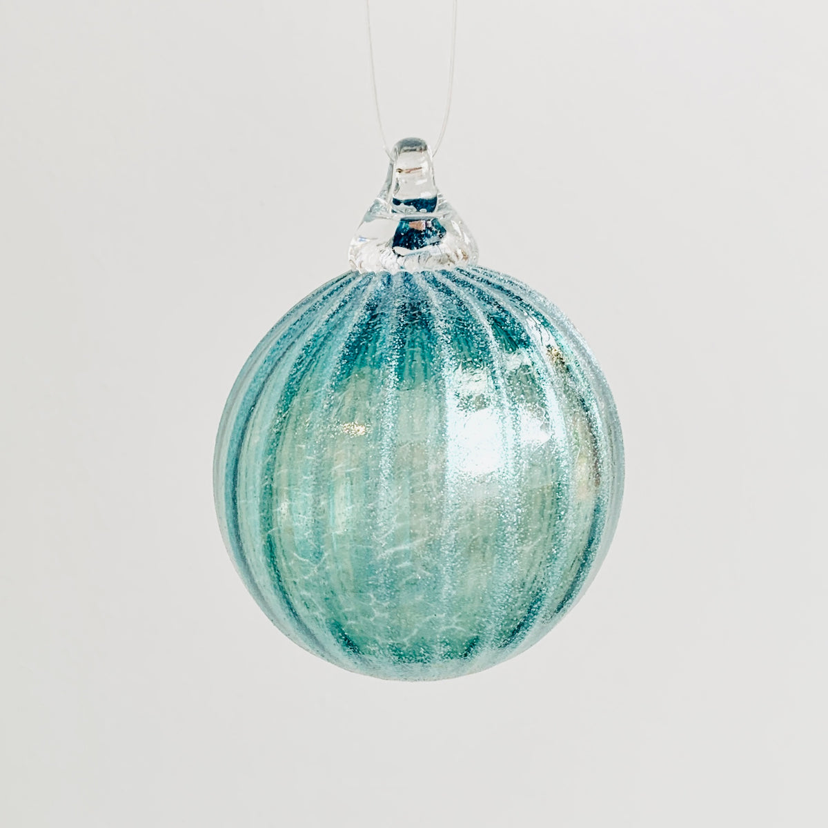 Teal Shimmer Ornament