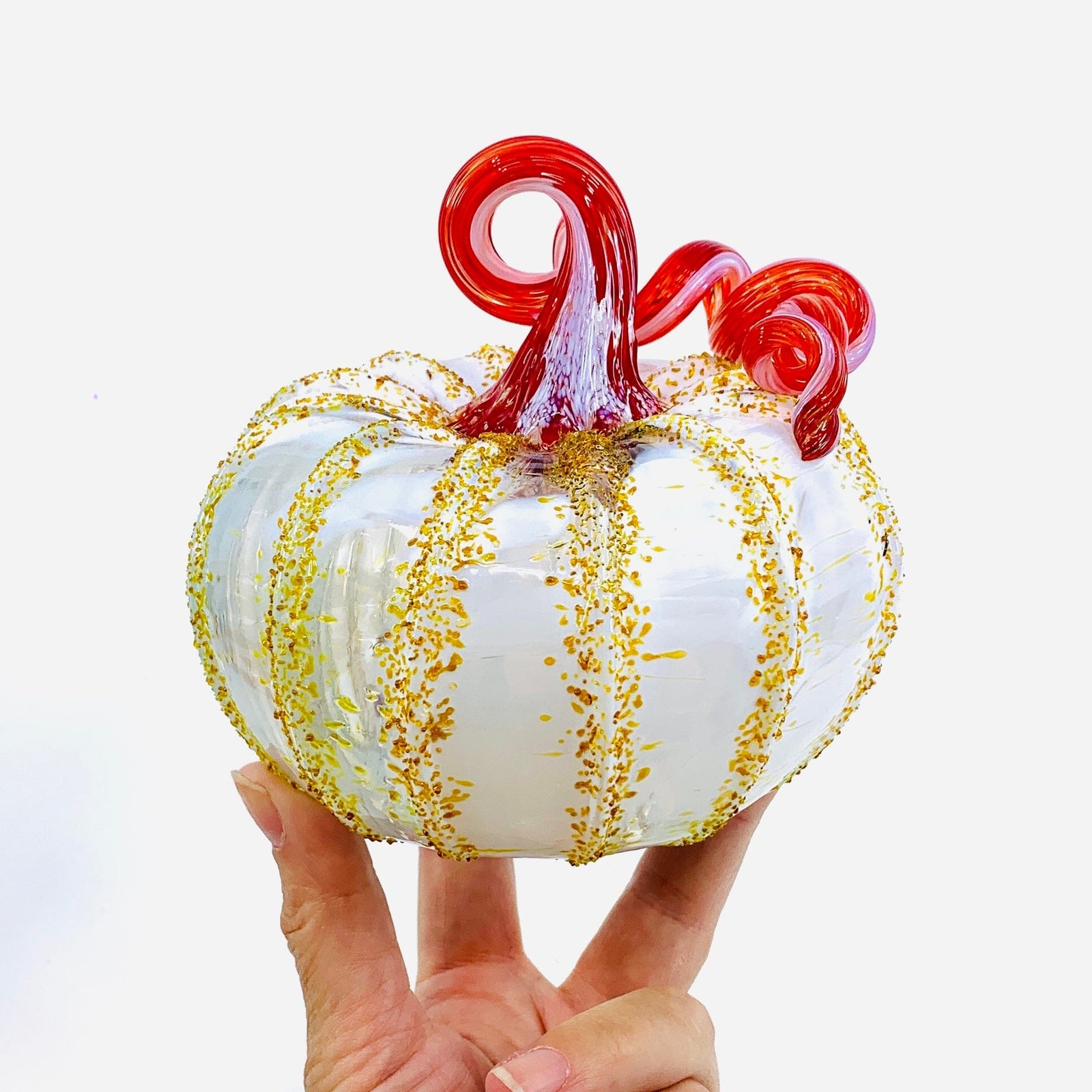 Daily Pumpkin 2541 Squat Gabby Luke Adams Glass Blowing Studio 