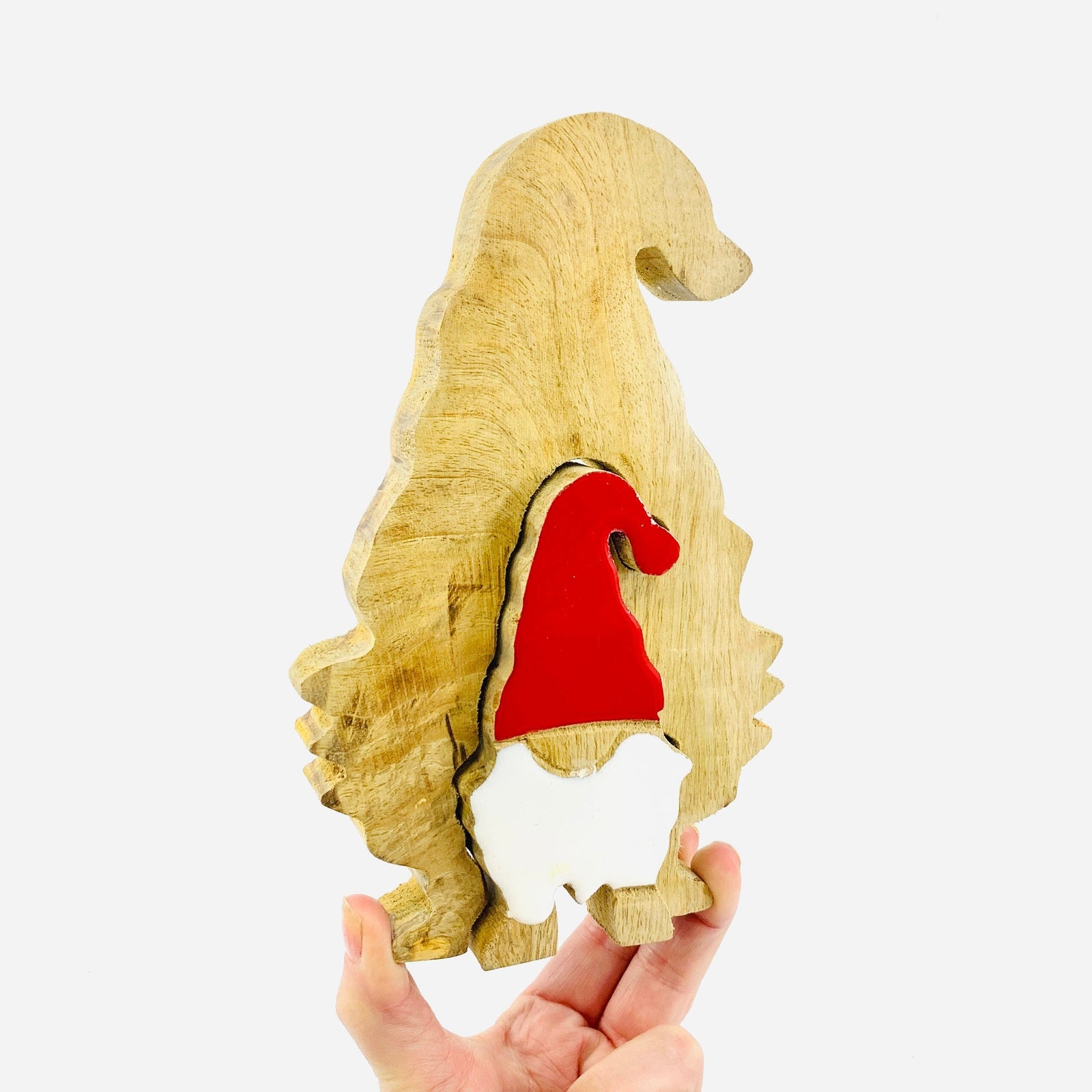 Wooden Enamel Gnome Décor KEL-TOY 