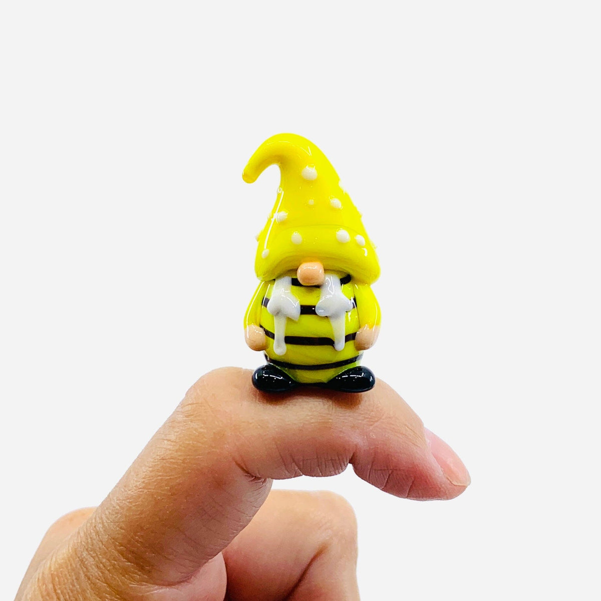 Glass Worker Bee Gnomes Miniature Alex Honey 