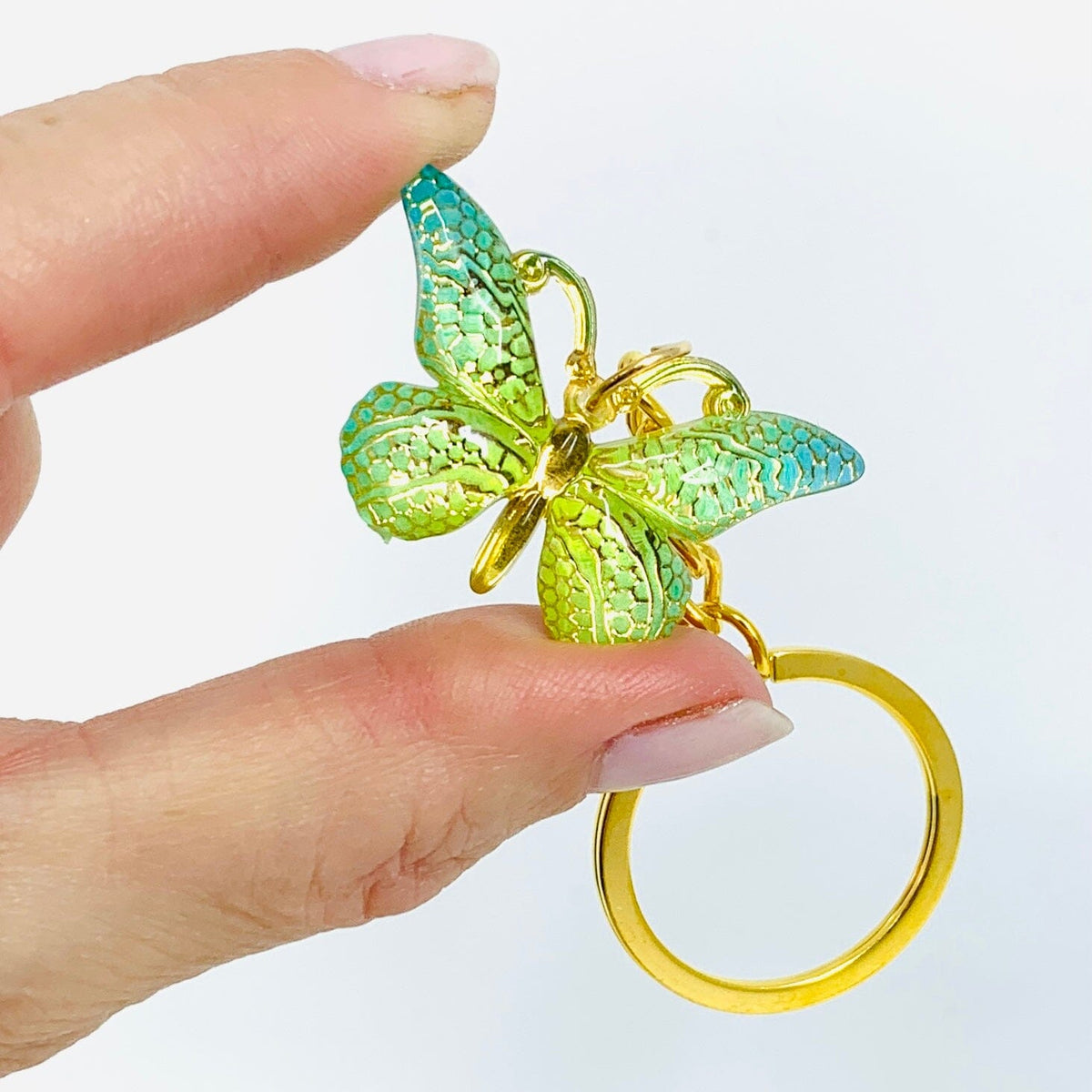 Sparkle Butterfly Keychains Accessory Alex 
