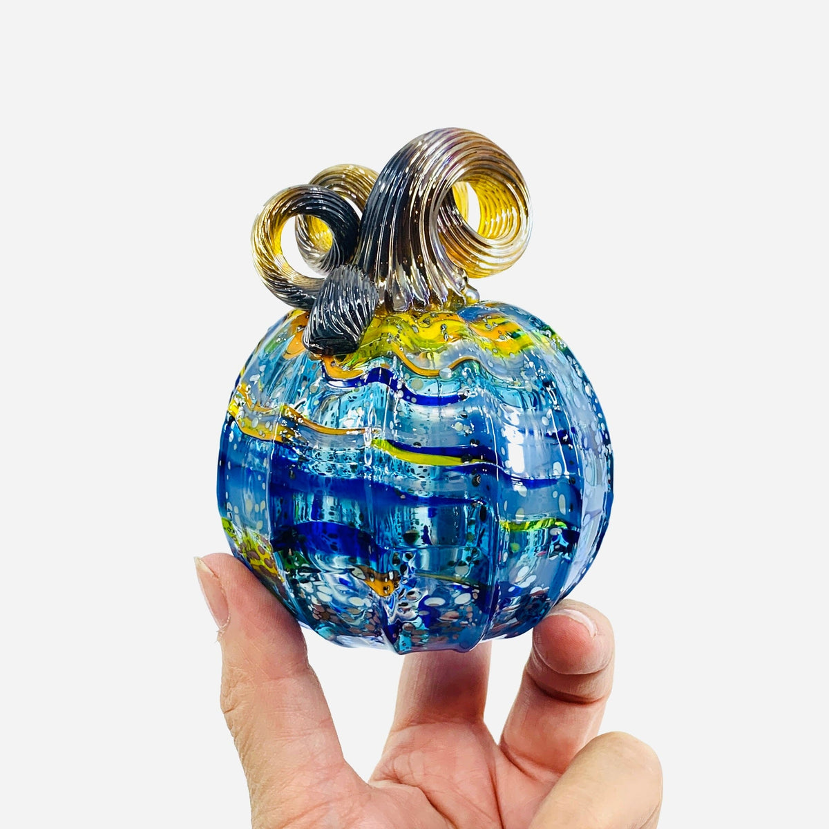 Daily Pumpkin 3429 Mini Gabby Luke Adams Glass Blowing Studio 