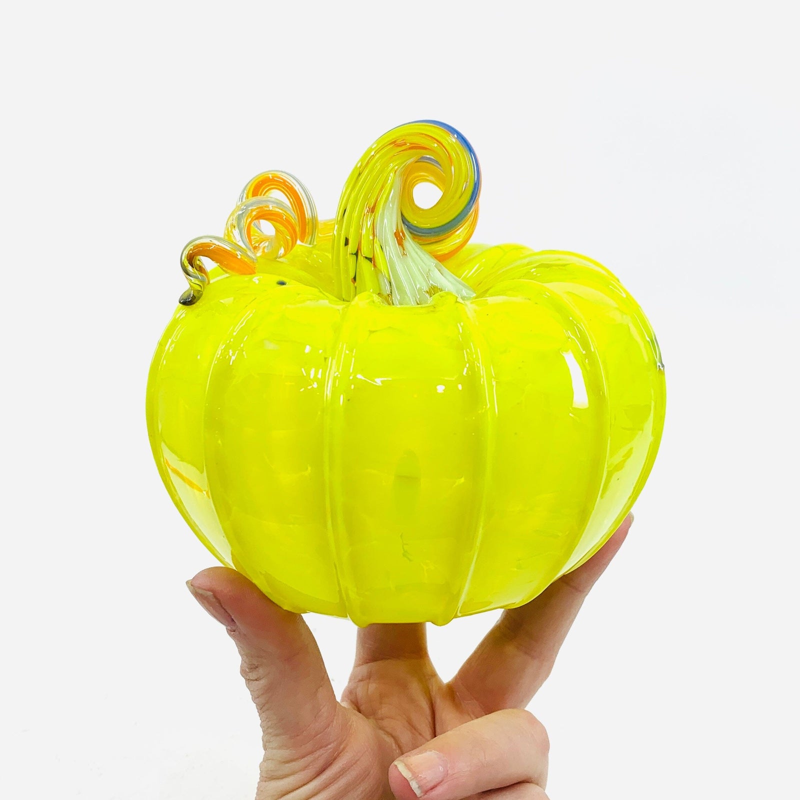 Daily Pumpkin 3433 Squat Gabby Luke Adams Glass Blowing Studio 