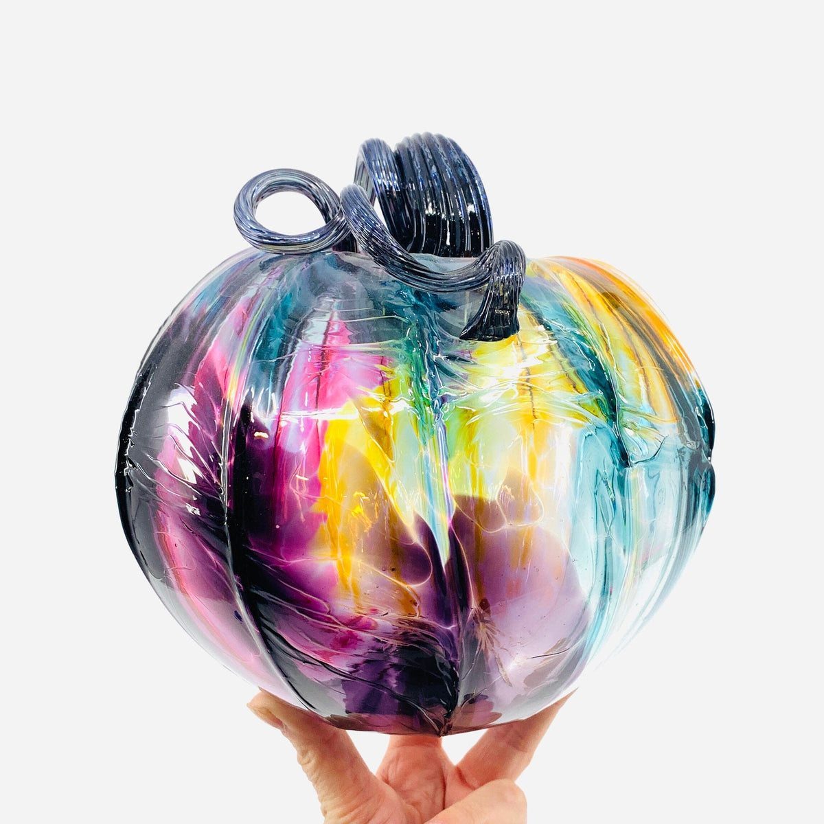 Daily Pumpkin 3655 Large Gabby Luke Adams Glass Blowing Studio 