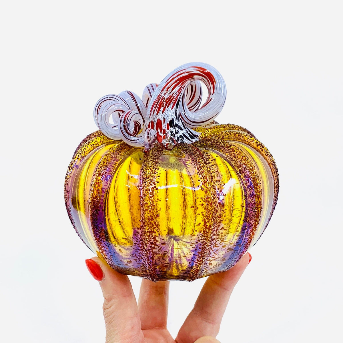 Daily Pumpkin 913 Holiday Squat Gabby Luke Adams Glass Blowing Studio 