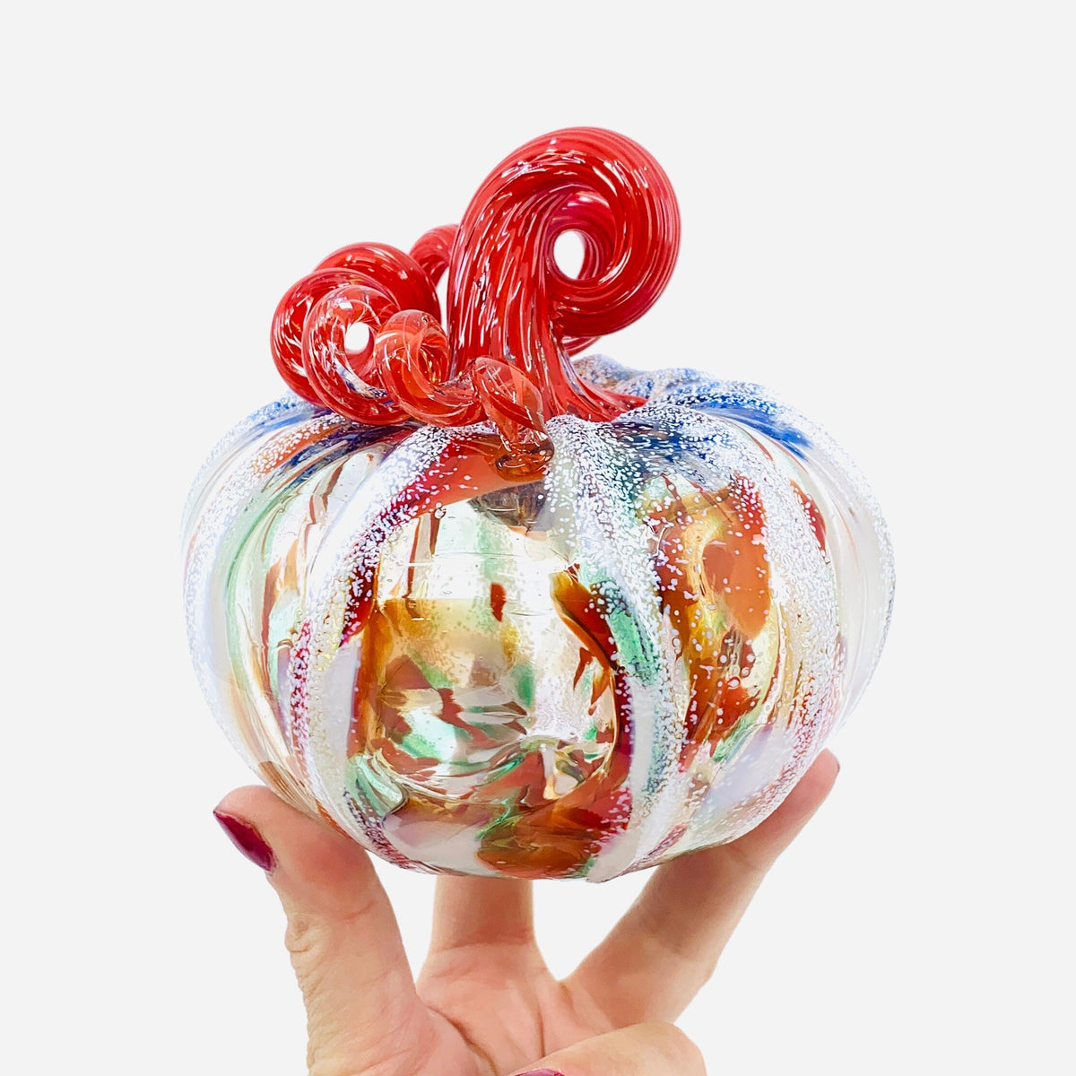 Daily Pumpkin 2118 Holiday Squat Gabby Luke Adams Glass Blowing Studio 