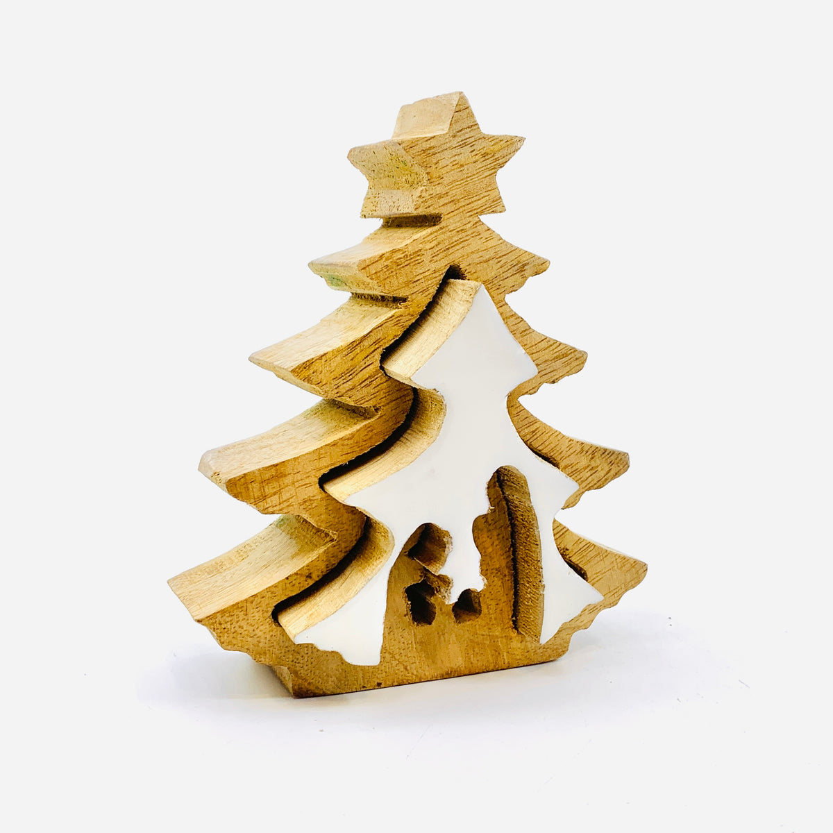 Wooden Forest Nativity