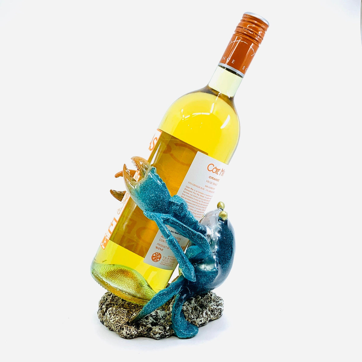 Blue Crab Wine Bottle Holder Chesapeake Bay 