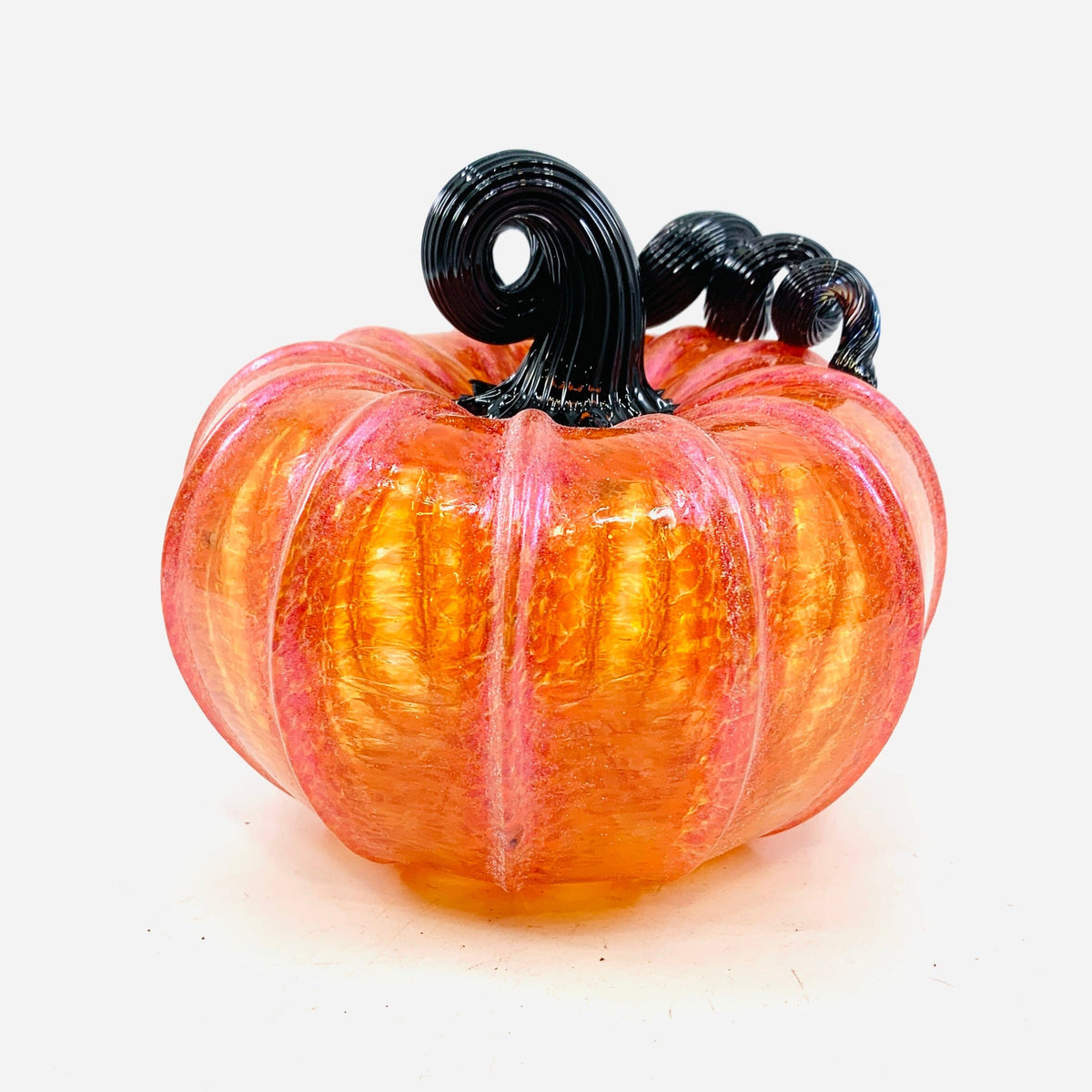 Daily Pumpkin 48 Fall Shimmer Squat Daily Pumpkin Luke Adams Glass Blowing Studio 