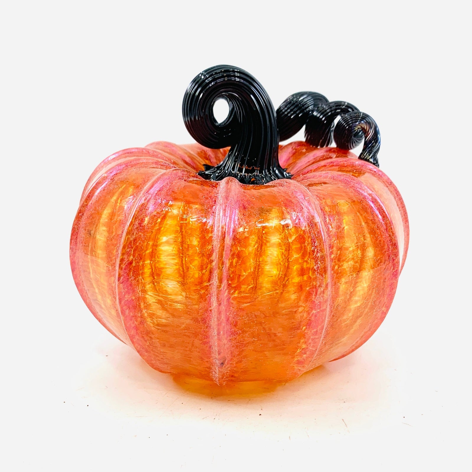 Daily Pumpkin 48 Fall Shimmer Squat Daily Pumpkin Luke Adams Glass Blowing Studio 