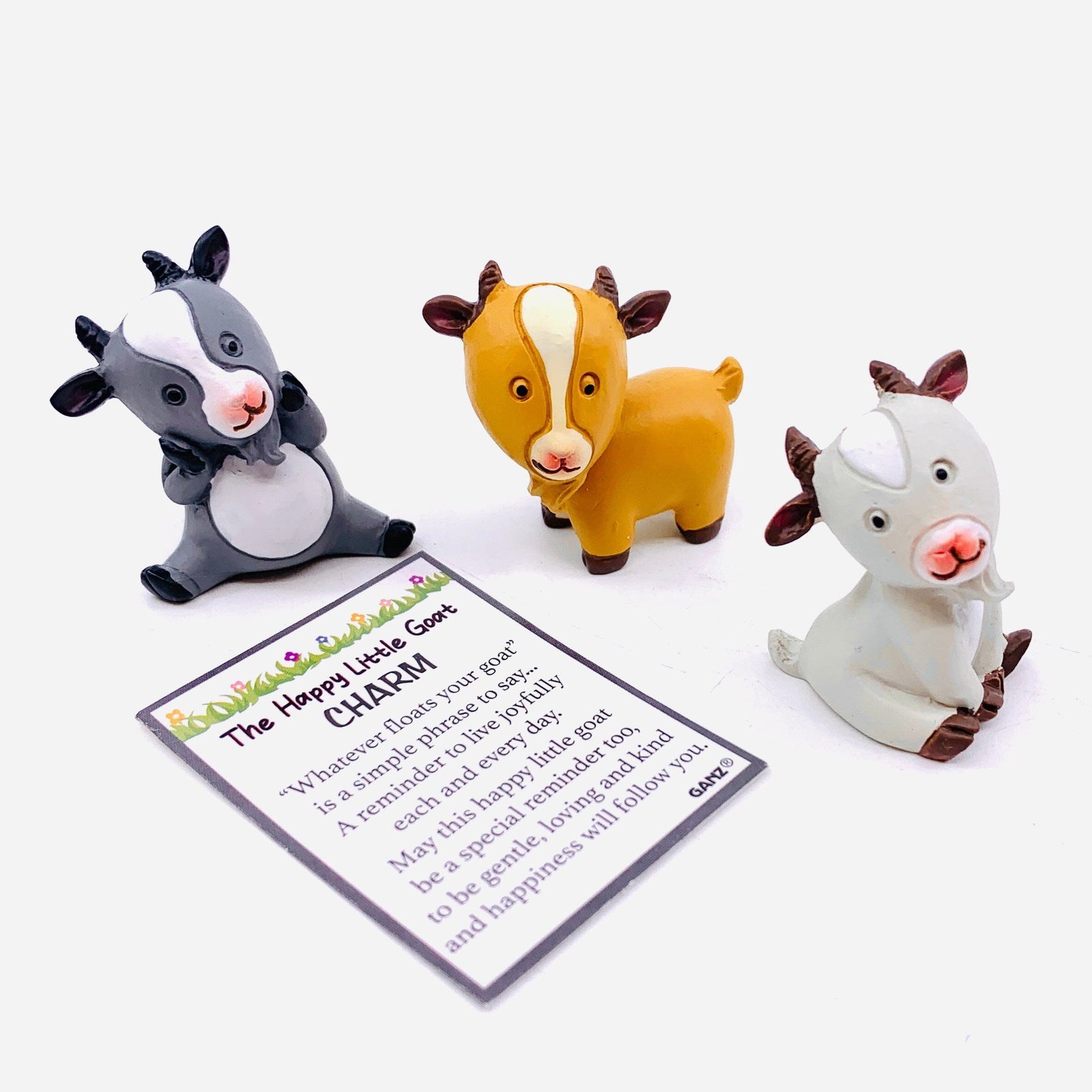 The Happy Little Goat Pocket Charm PT 96 Miniature GANZ 