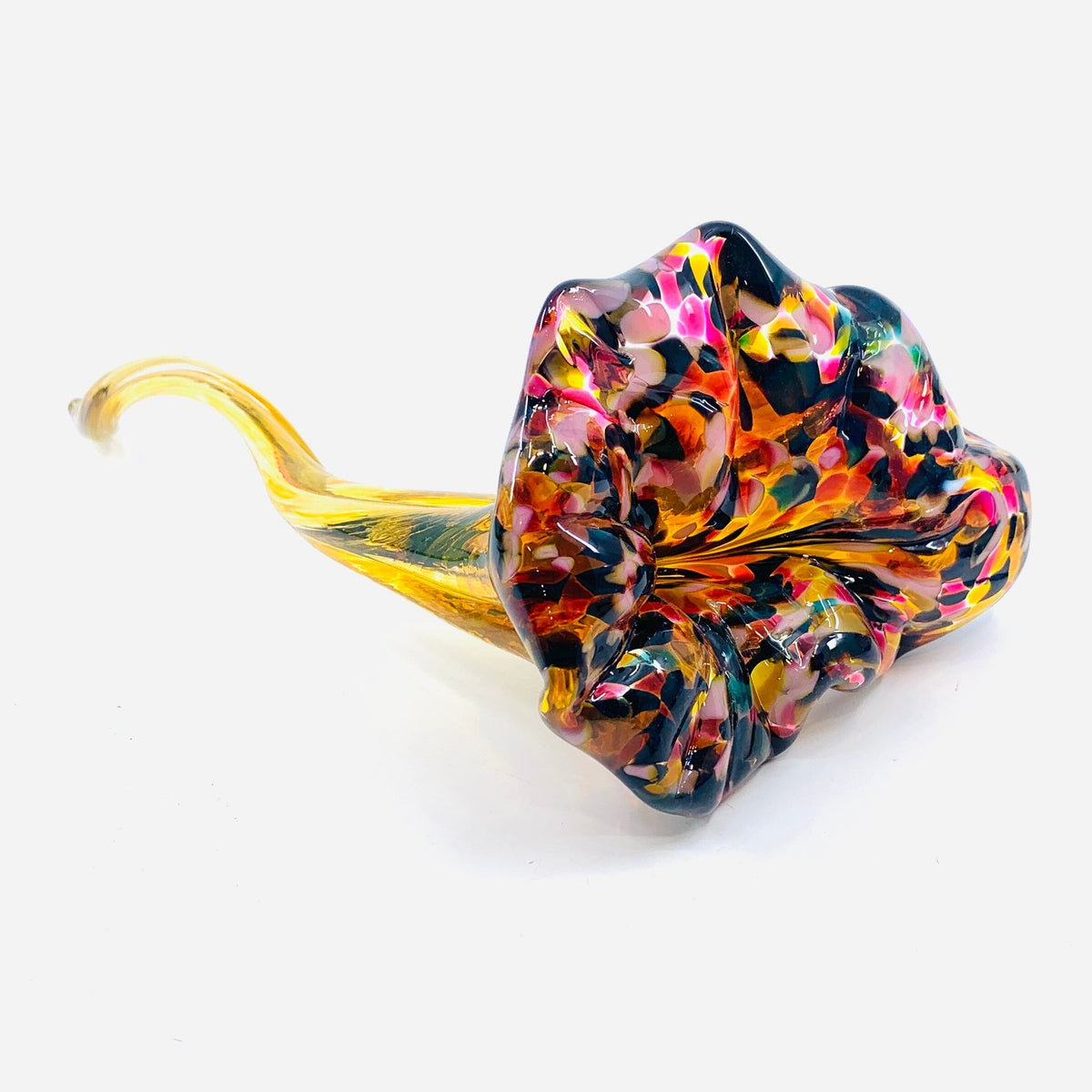 Pulled Glass Flower 22 Decor Luke Adams Glass Blowing Studio 