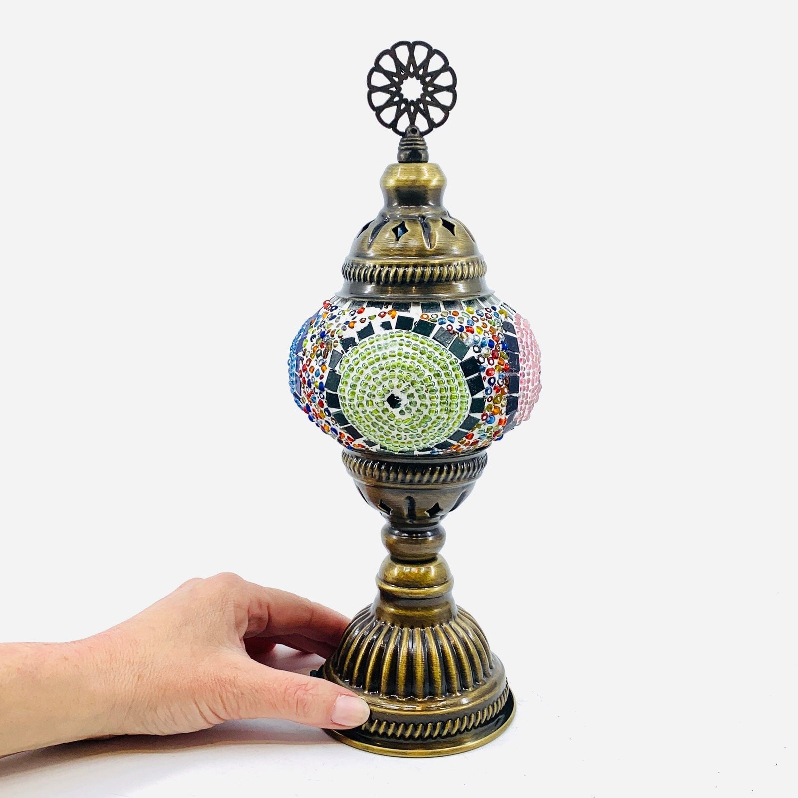 Turkish Mosaic Lamp, 13 Decor Natto USA 