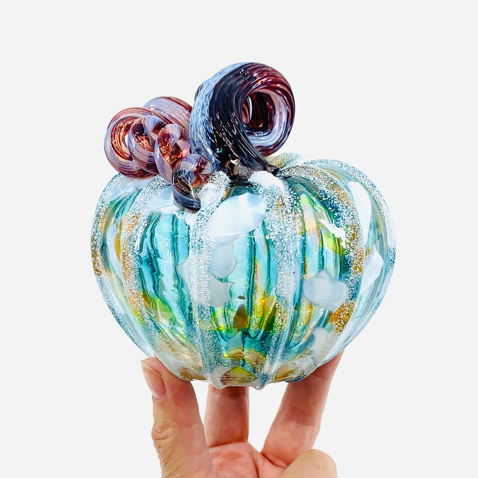 Daily Pumpkin 2340 Squat Gabby Luke Adams Glass Blowing Studio 