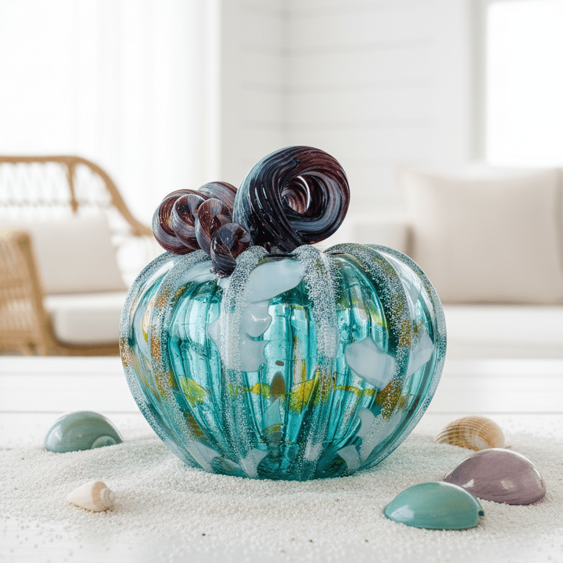Daily Pumpkin 2340 Squat Gabby Luke Adams Glass Blowing Studio 