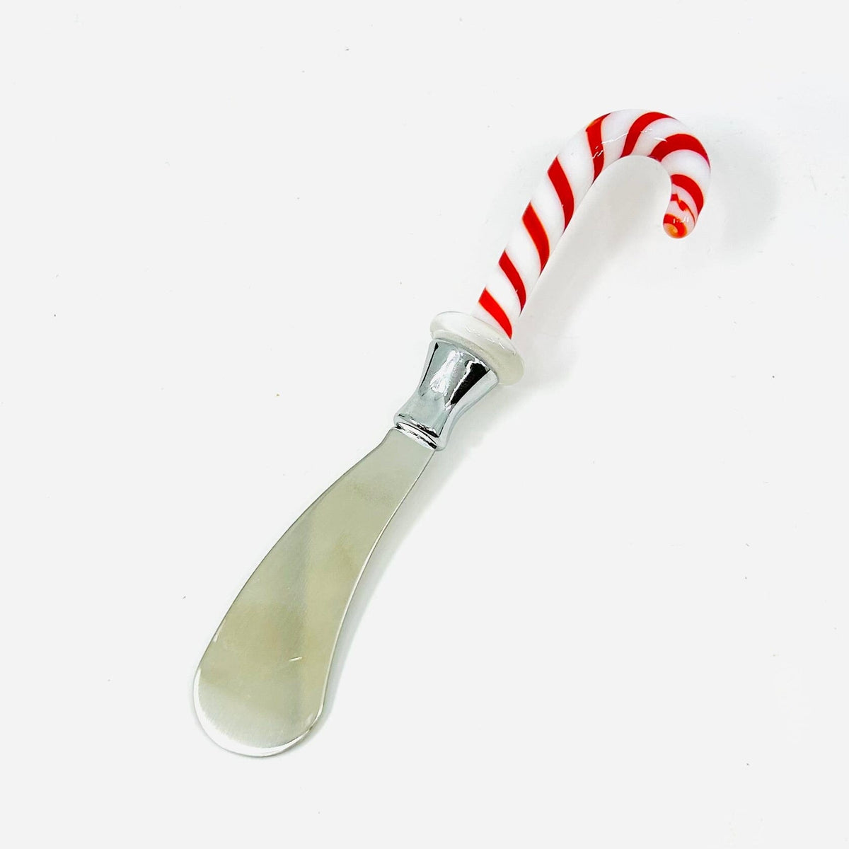 Holiday Glass Spreaders, Candy Cane Decor Creative Co-Op 