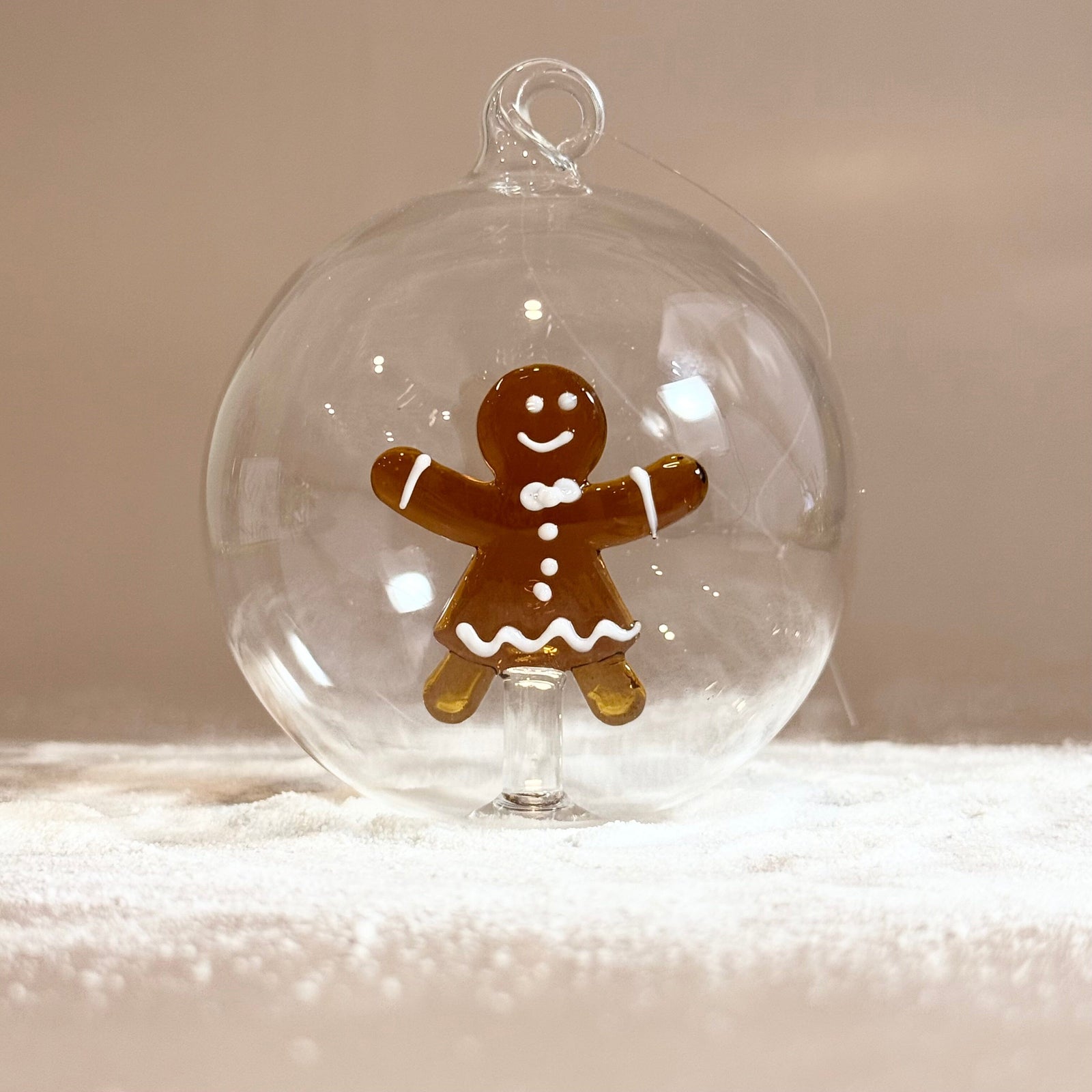 Glass Icon Ornament, Mrs Gingerbread ICHENDORF 
