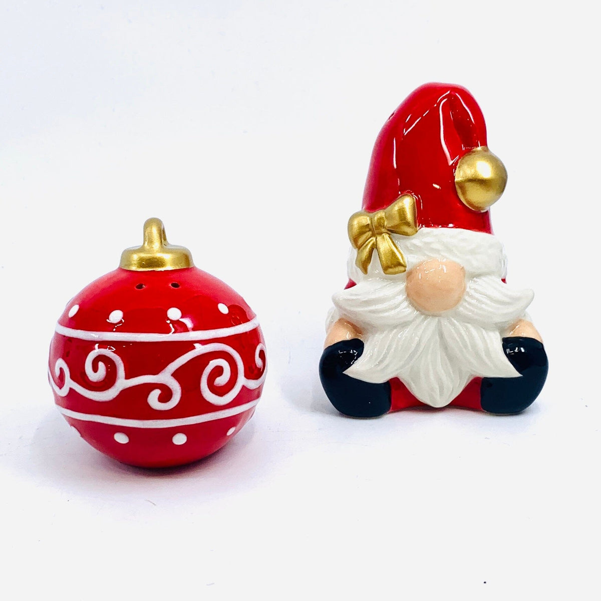 Santa Gnome Salt and Pepper Shakers COSMOS 