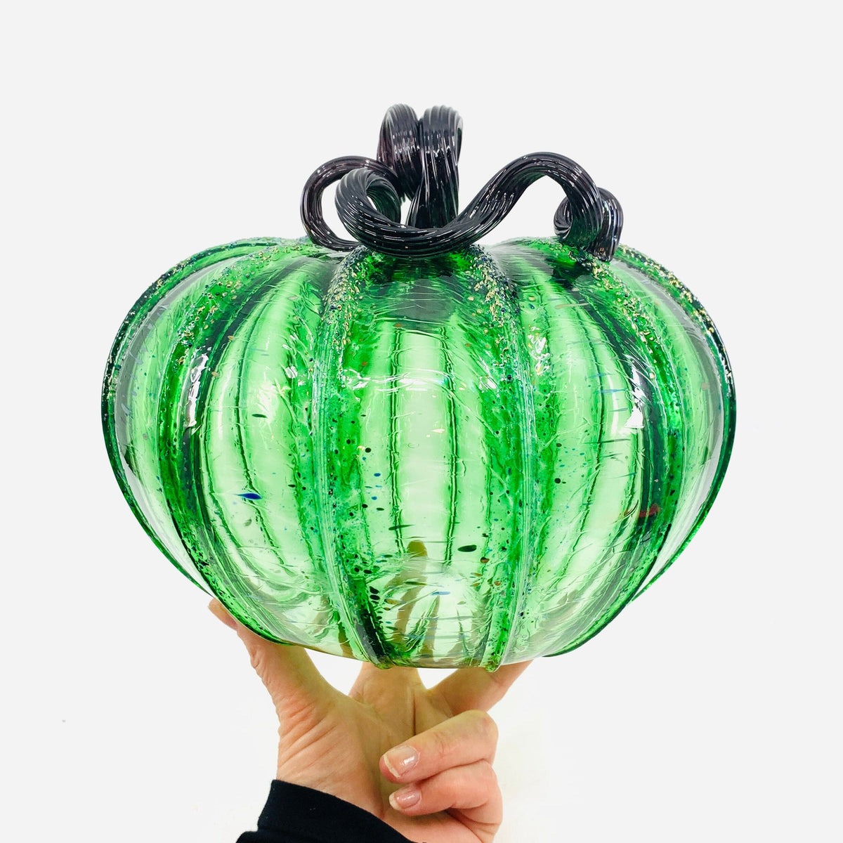 Daily Pumpkin 3278 Large Gabby Luke Adams Glass Blowing Studio 