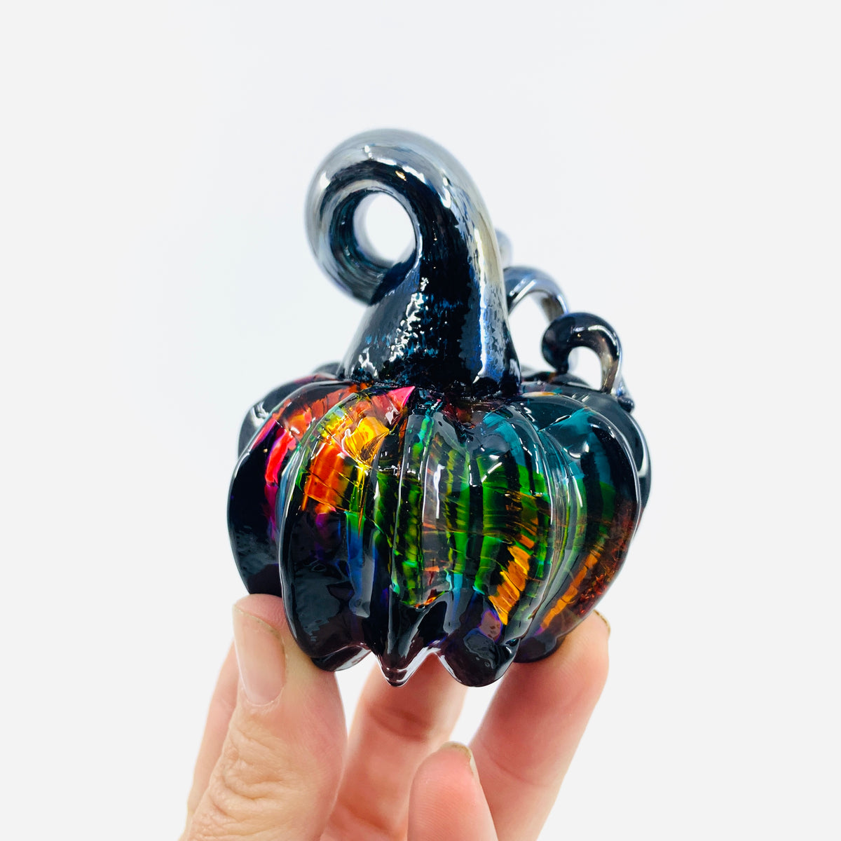 Daily Pumpkin 1148 Mini Rainbow Paperweight