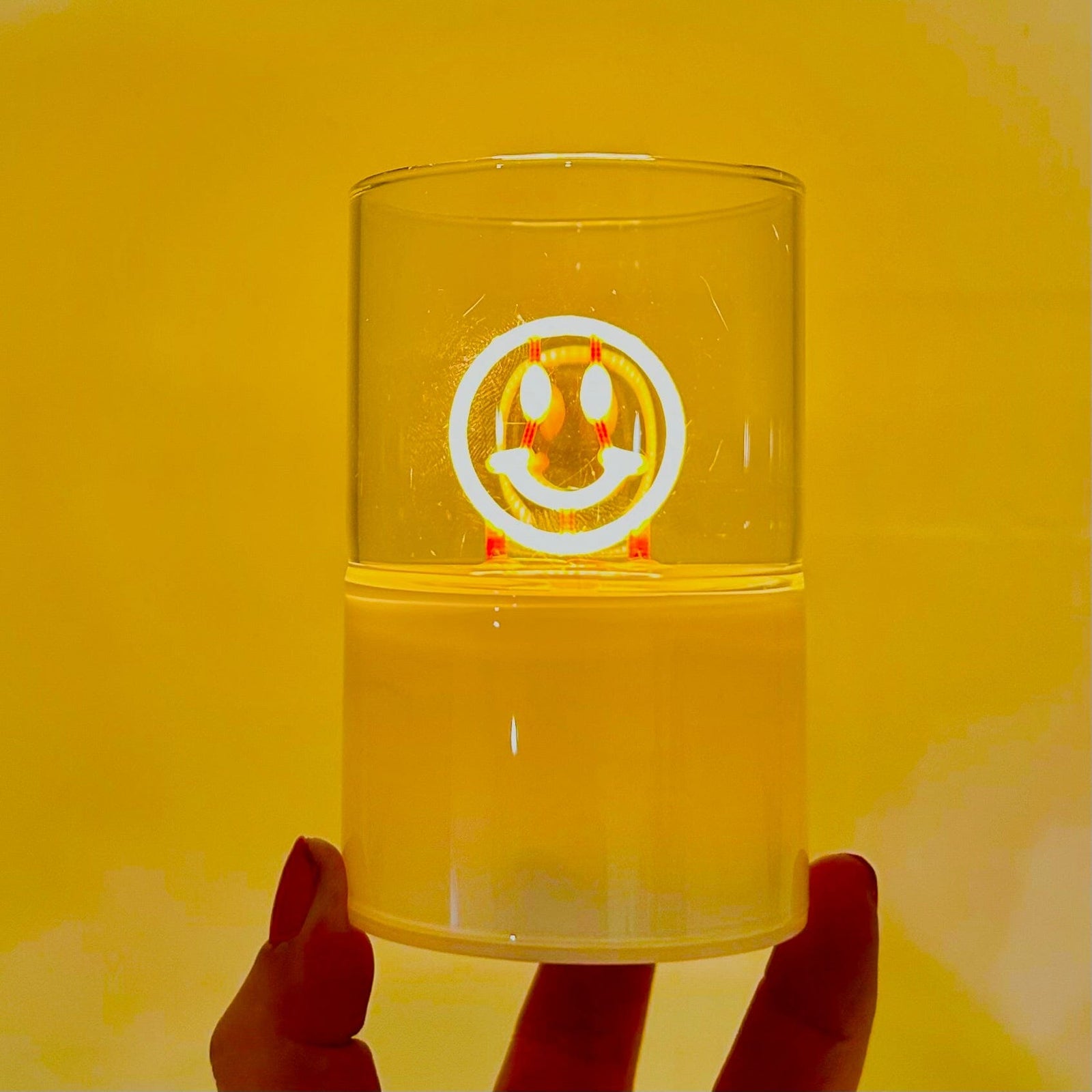 Retro Neon Table-Top Light, Smiley One Hundred 80 Degrees 