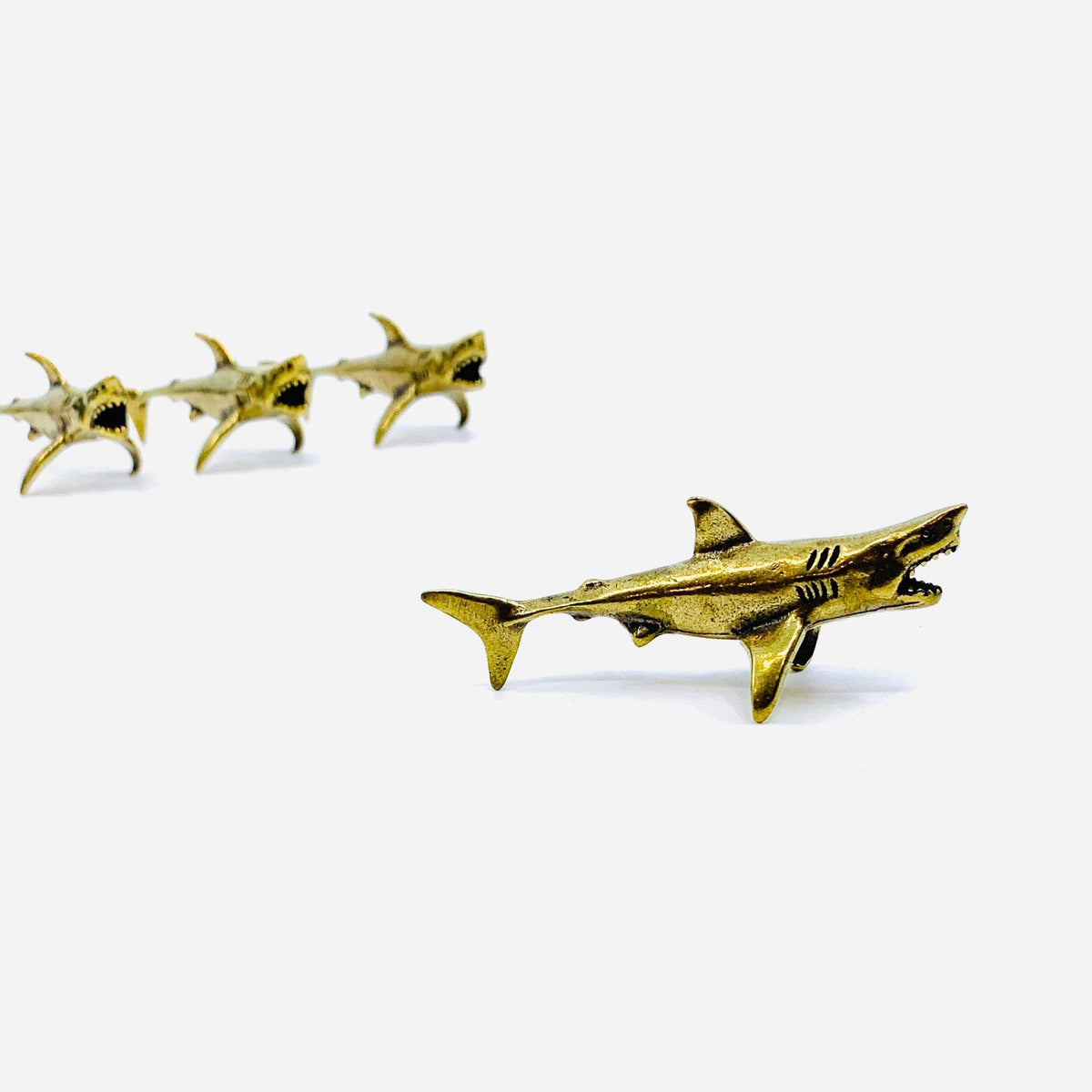 Miniature Brass Shark Miniature - 
