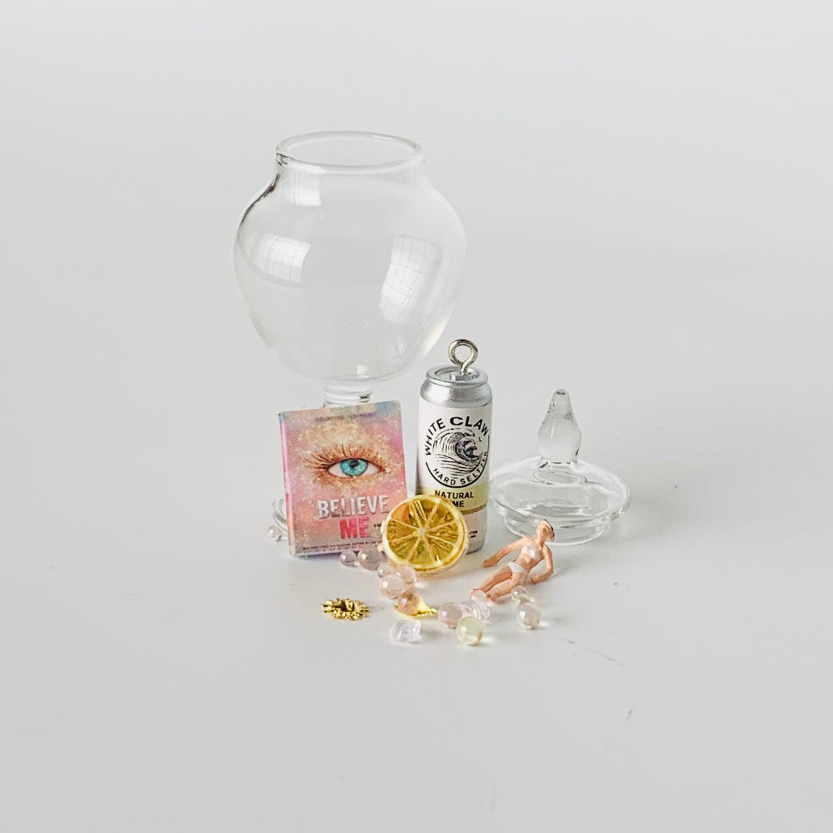 Tiniest “Book at The Beach” Jar Miniature Alex 
